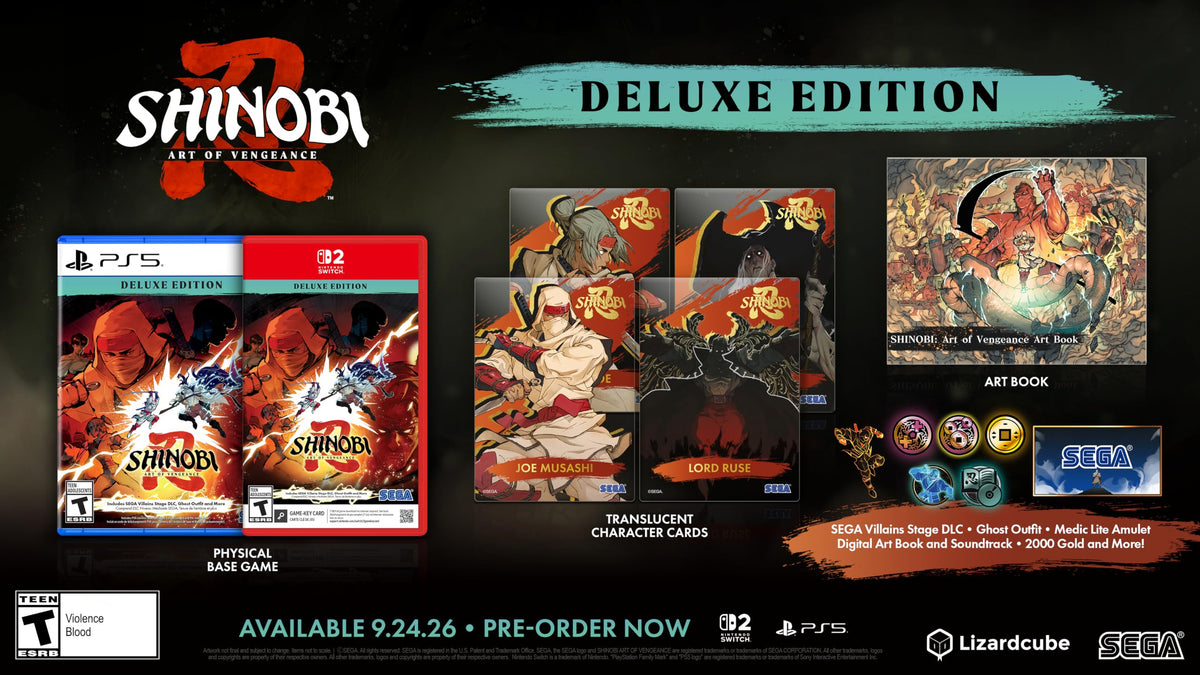 Shinobi: Art of Vengeance (Deluxe Edition) - (NS2) Nintendo Switch 2