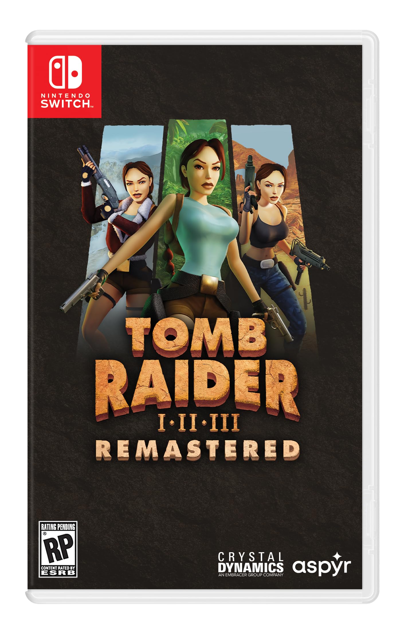 Tomb Raider I-III Remastered Starring Lara Croft - (NSW) Nintendo