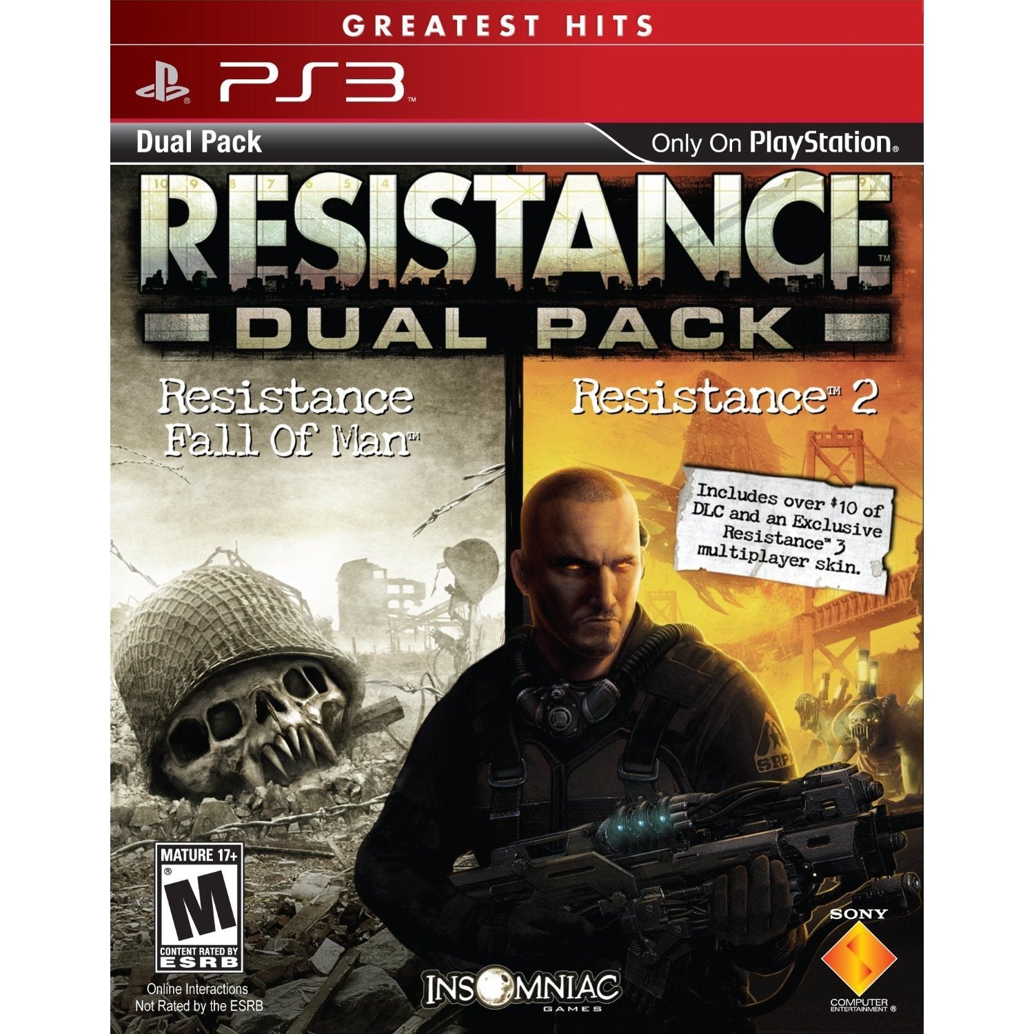 Resistance Dual Pack (Greatest Hits) - (PS3) Playstation 3 [Pre-Owned] Video Games Sony