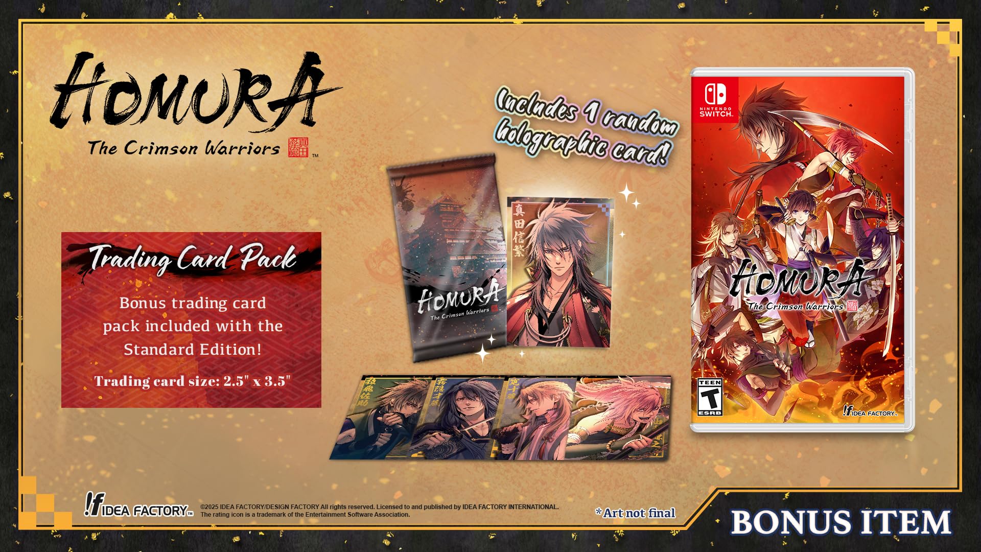 Homura: The Crimson Warriors - (NSW) Nintendo Switch Video Games Idea Factory