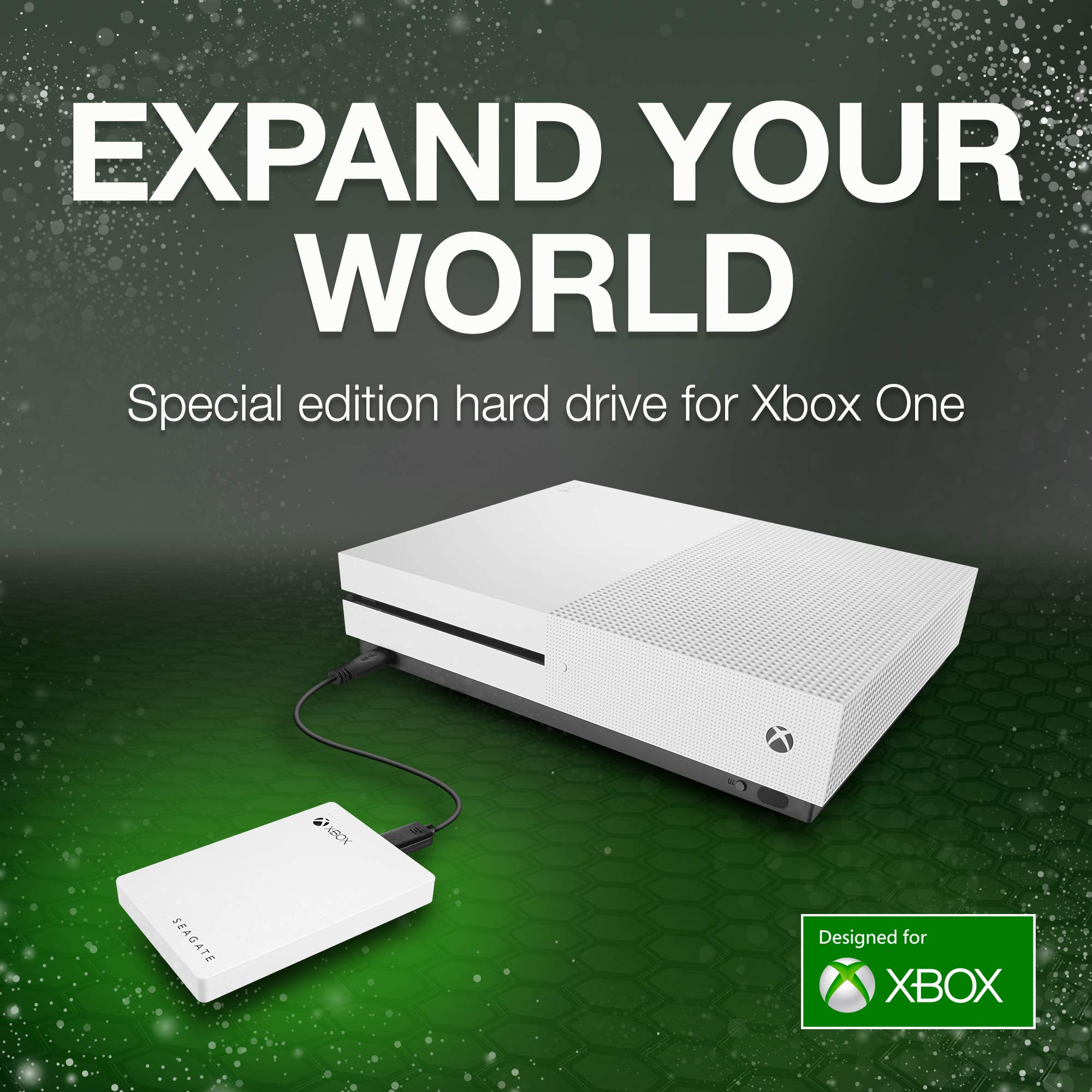 Seagate Game Drive for Xbox Game Pass Special Edition 4TB (White - (XB1) Xbox One ACCESSORIES Seagate