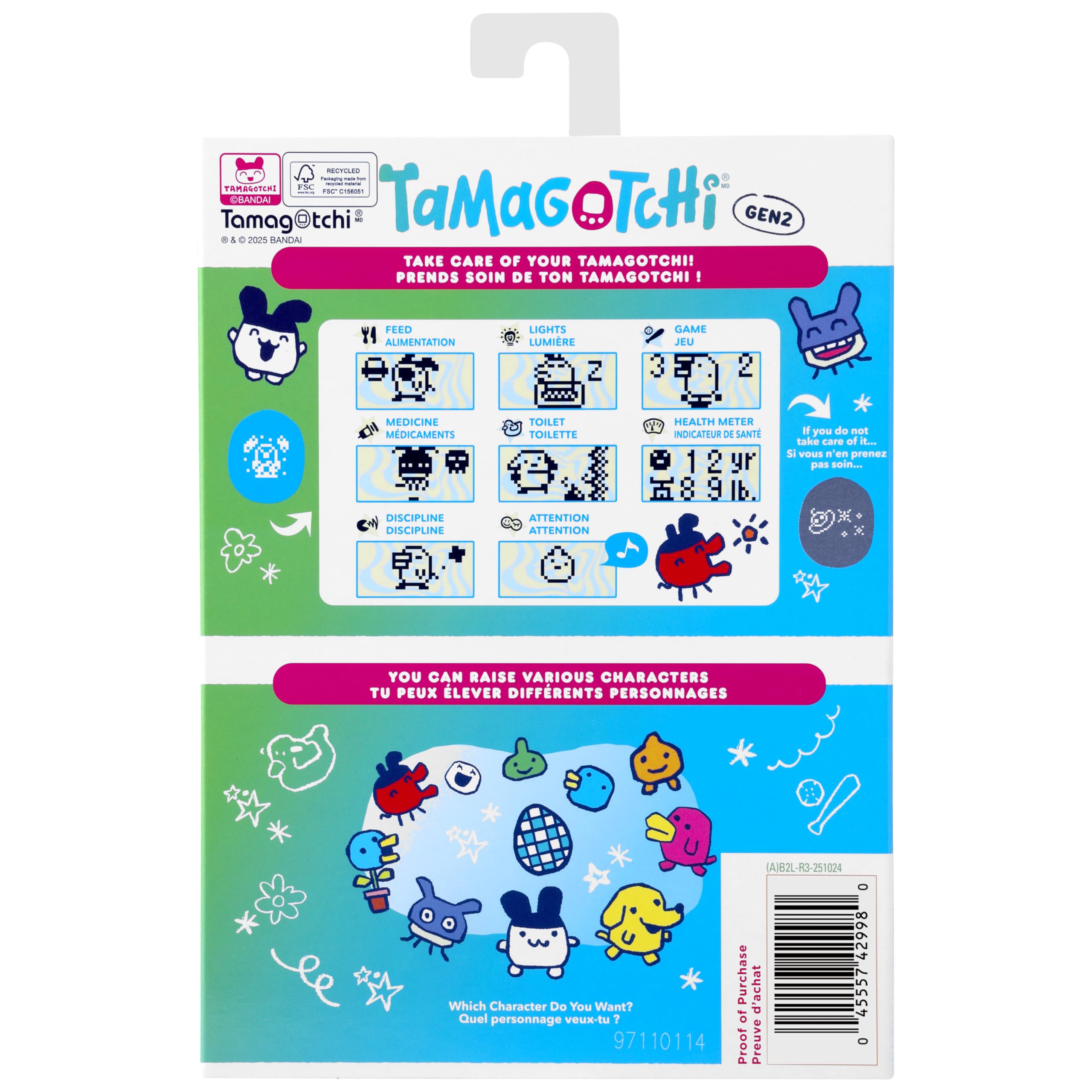 The Original Tamagotchi Gen 2 (Fresh Strawberry)  - Tamagotchi