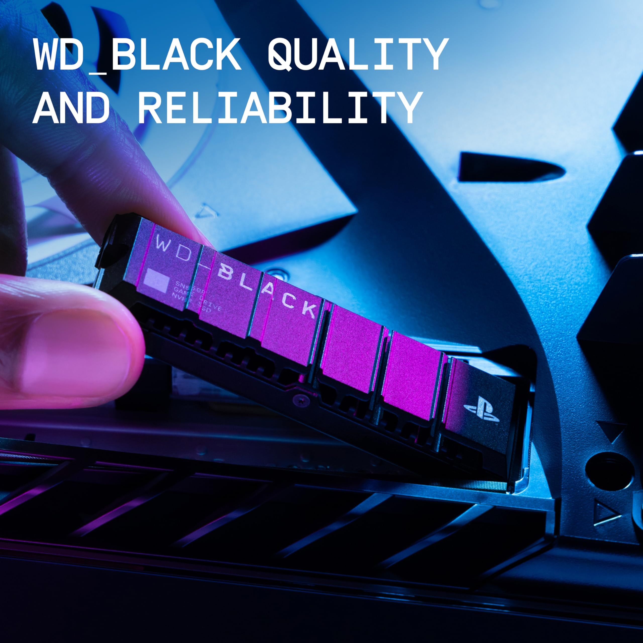 WD_BLACK 8TB SN850P NVMe SSD Solid State Drive with Heatsink Up to 7,200 MB/s - WDBBYB0080BNC - (PS5) PlayStation 5 ACCESSORIES WD_BLACK
