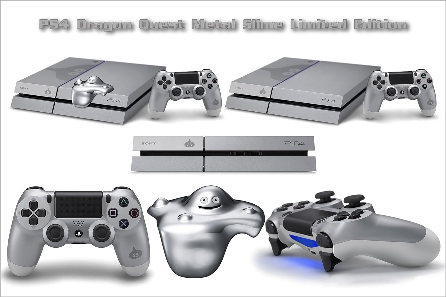 Sony PlayStation 4 Console 500 GB (Dragon Quest Heroes Metal Slime