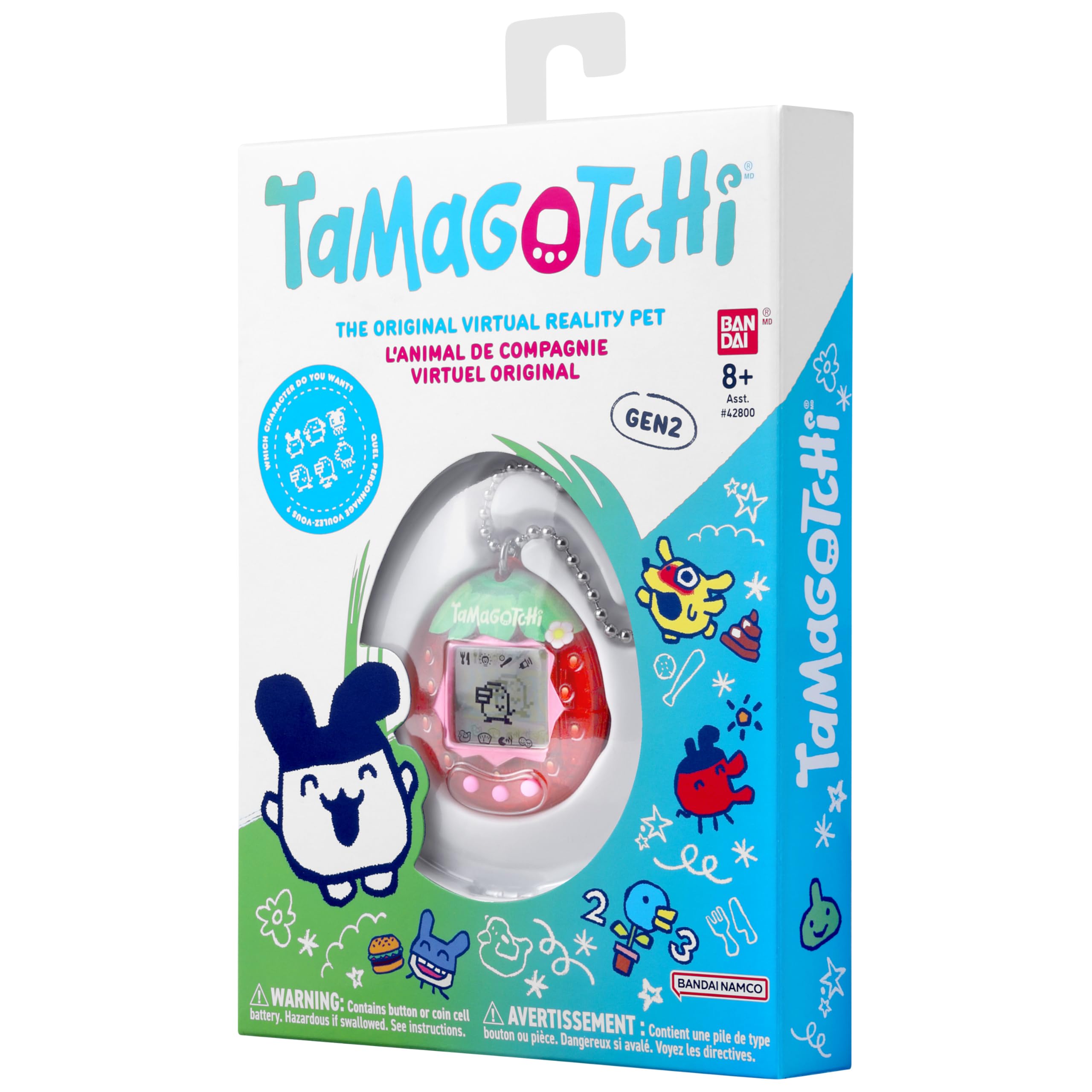 The Original Tamagotchi Gen 2 (Fresh Strawberry)  - Tamagotchi
