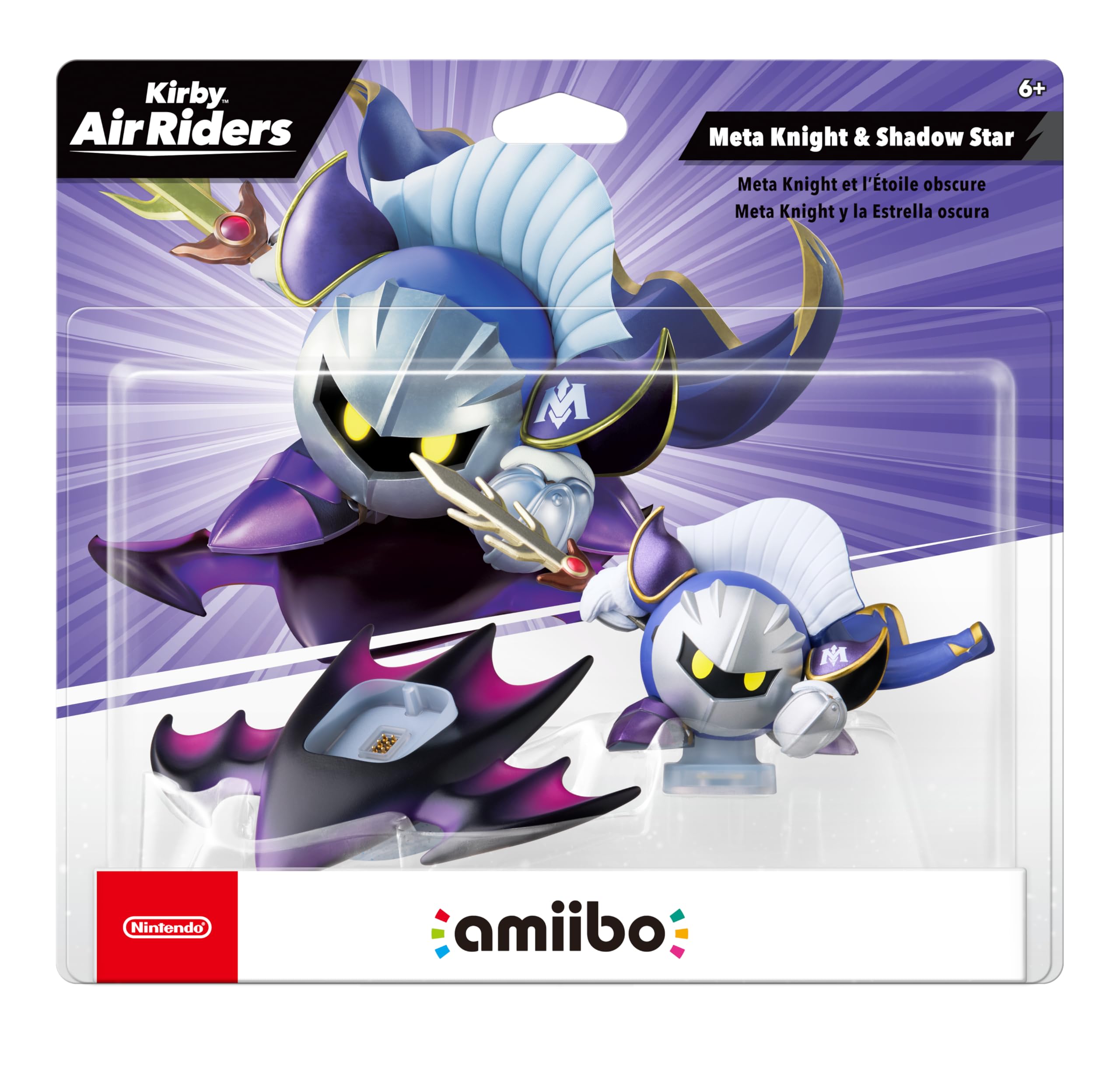 amiibo™ - Meta Knight & Shadow Star - Kirby™ Air Riders Series Video Games Nintendo