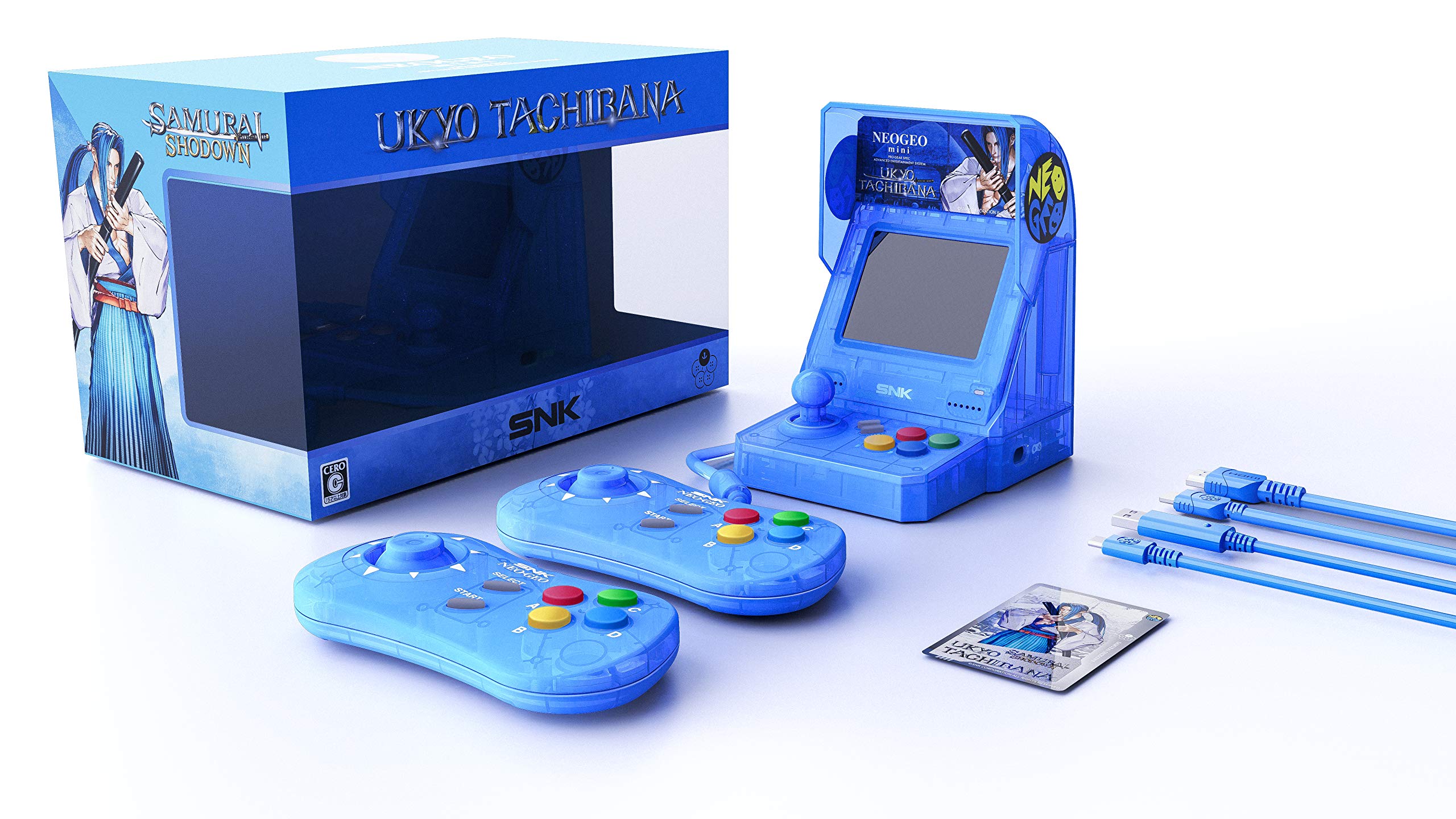 SNK Neo Geo Mini Samurai Shodown Limited Edition Bundle (Ukyo
