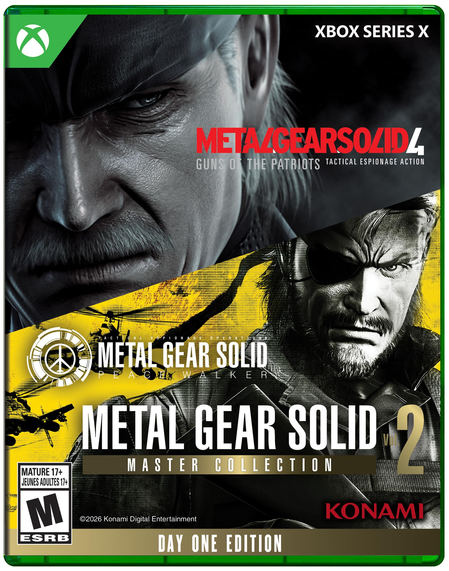 METAL GEAR SOLID | MASTER COLLECTION Vol. 2: DAY ONE EDITION - Xbox Series X Video Games Konami