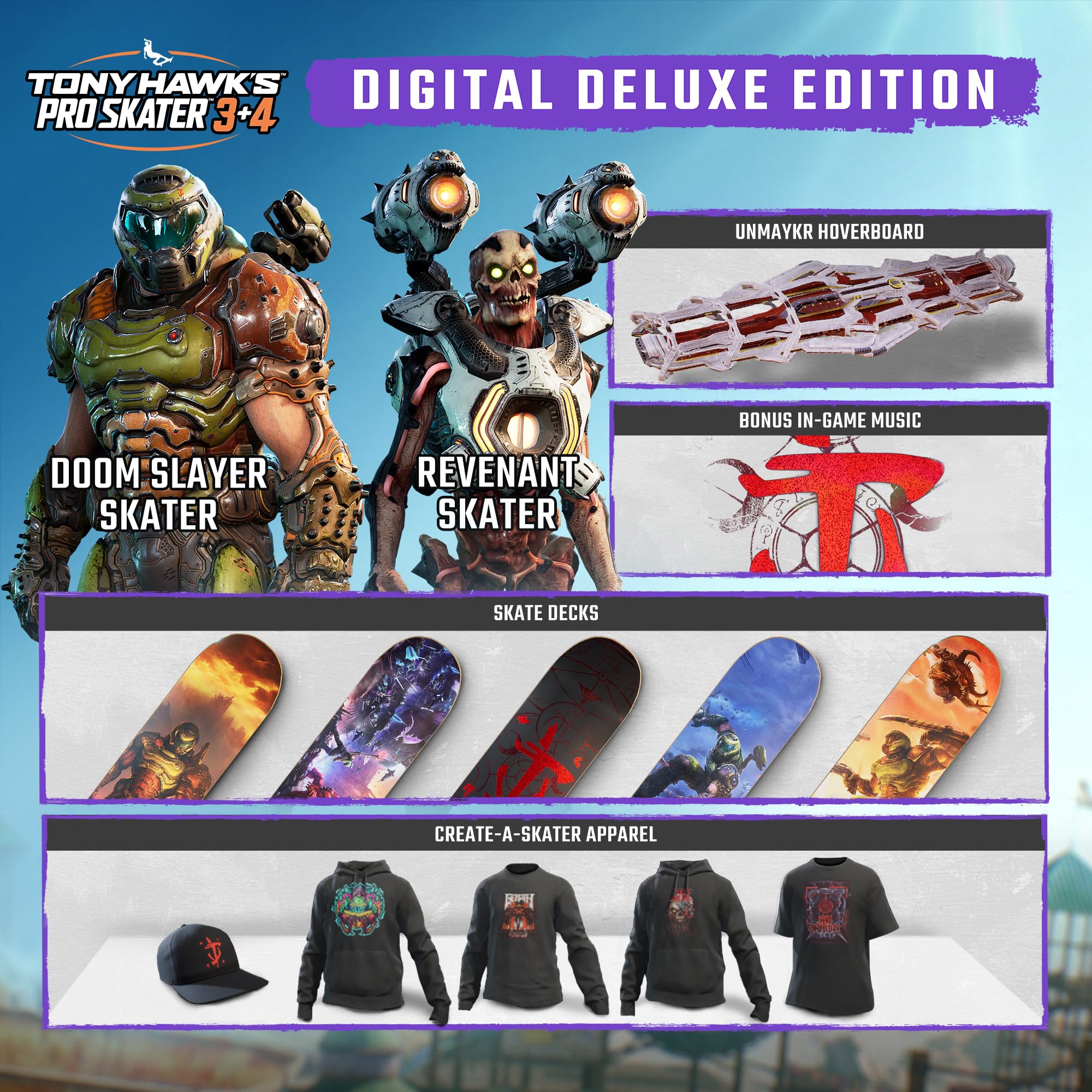 Tony Hawk's Pro Skater 3+4 (Collector's Edition) – (PS5) PlayStation 5 Video Games Activision