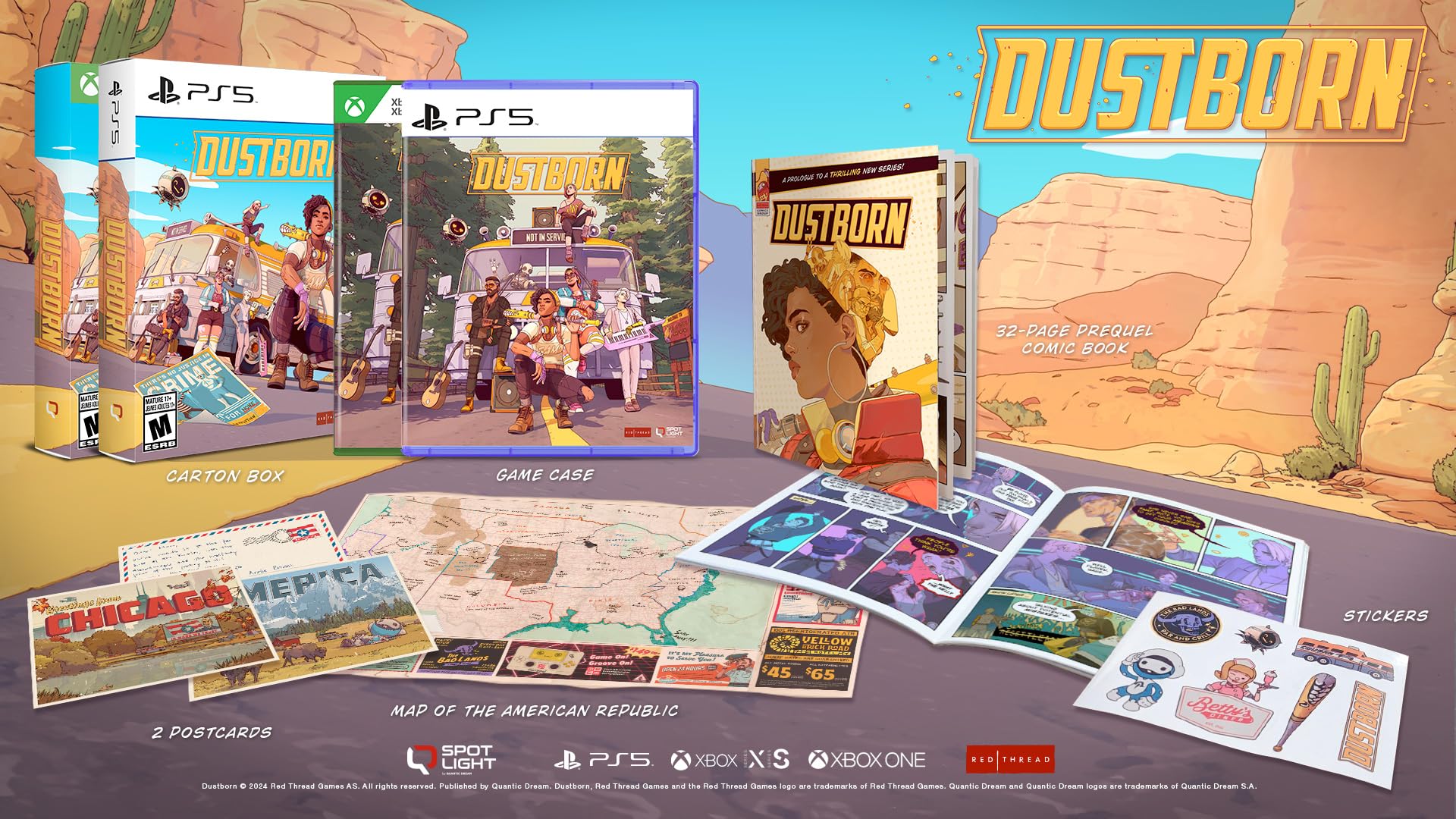 Dustborn (Limited Retail Edition) - (PS5) PlayStation 5 Video Games Quantic Dream   