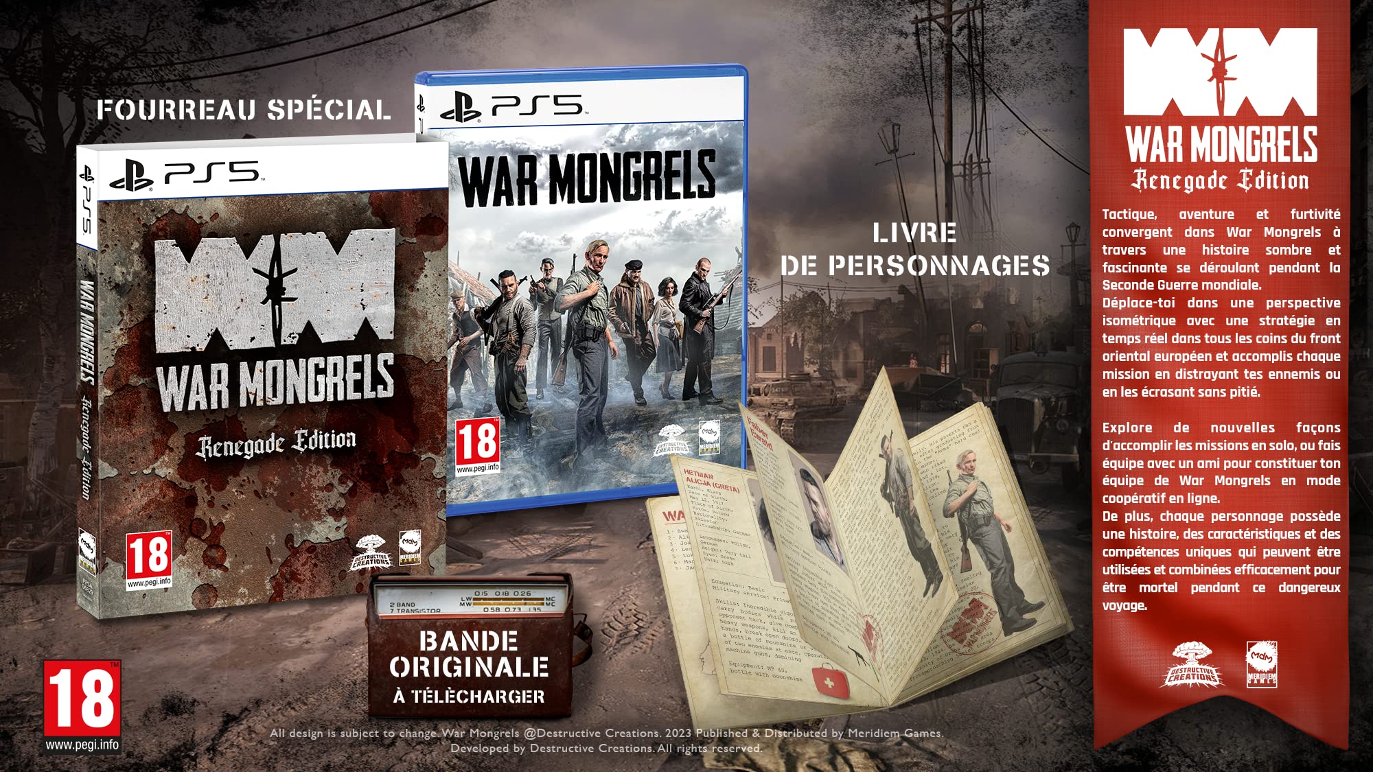 War Mongrels Renegade Edition - (PS5) PlayStation 5 (European Import)