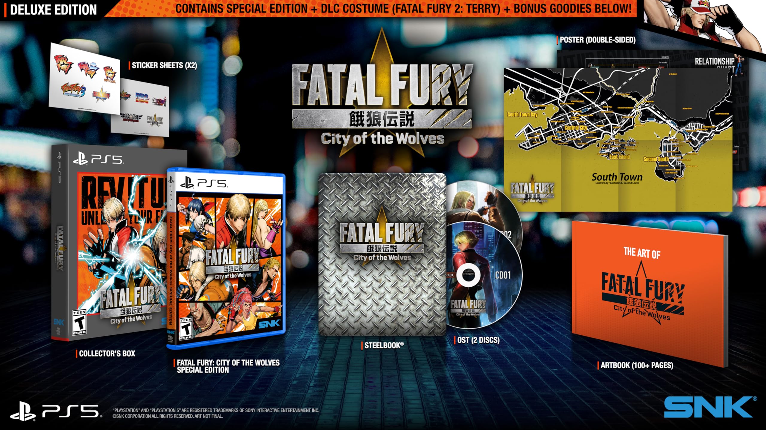 Fatal Fury: City Of The Wolves (Deluxe Edition) - (PS5) Playstation 5 Video Games SNK