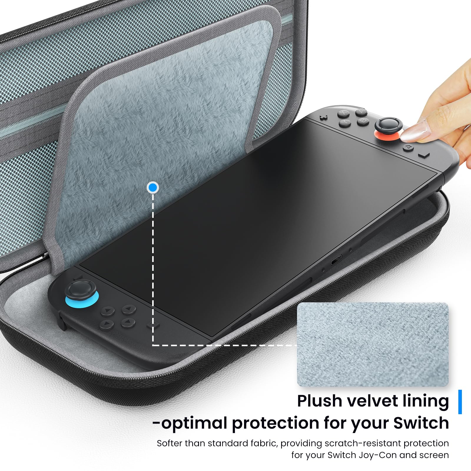 DIGIROOT Nintendo Switch 2 Travel Carrying Case Hard Shell Protective (Black) - (NS2) Nintendo Switch 2 ACCESSORIES DIGIROOT