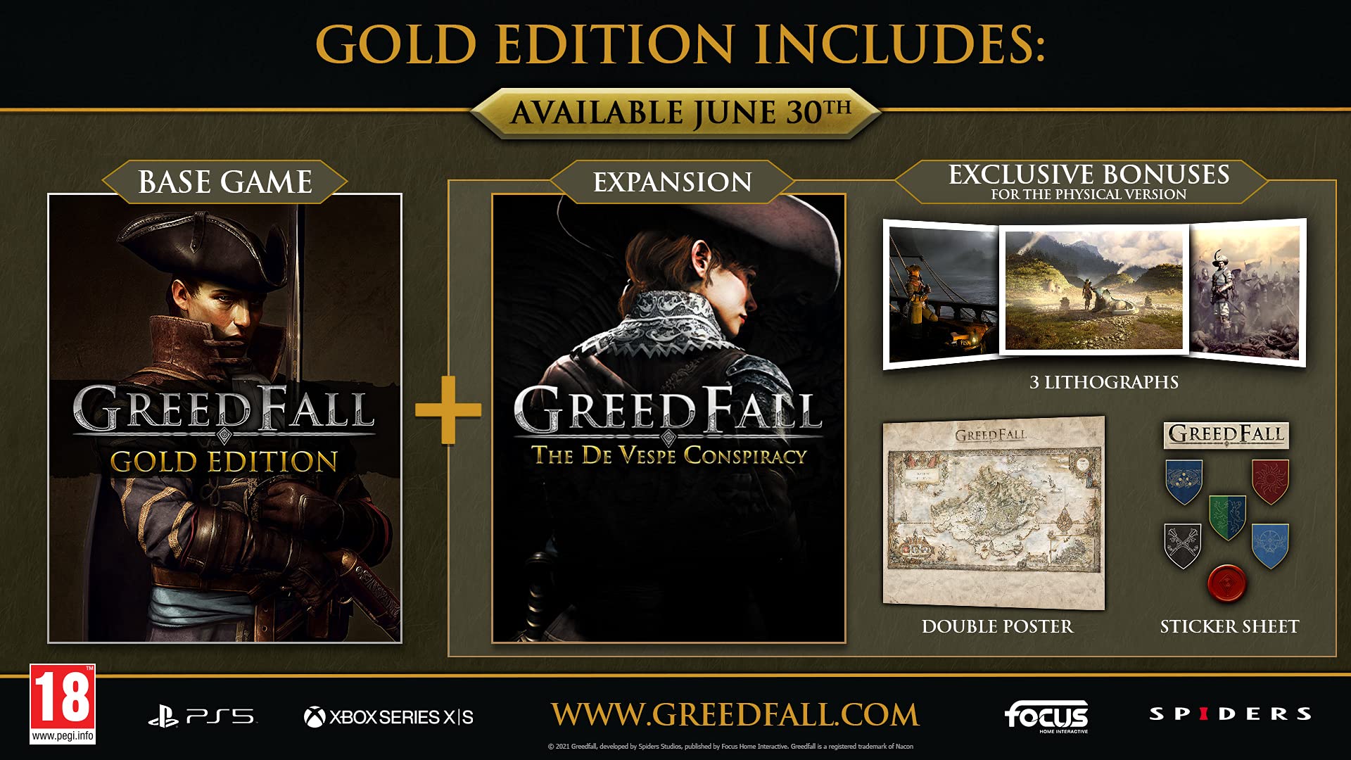 Greedfall: Gold Edition - (PS5) PlayStation 5 Video Games Maximum Games