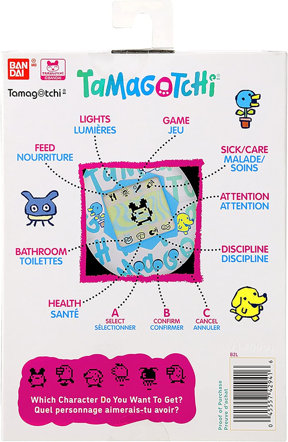 The Original Tamagotchi (Gen 2) (Pink Glitter) - Tamagotchi Toy Tamagotchi   