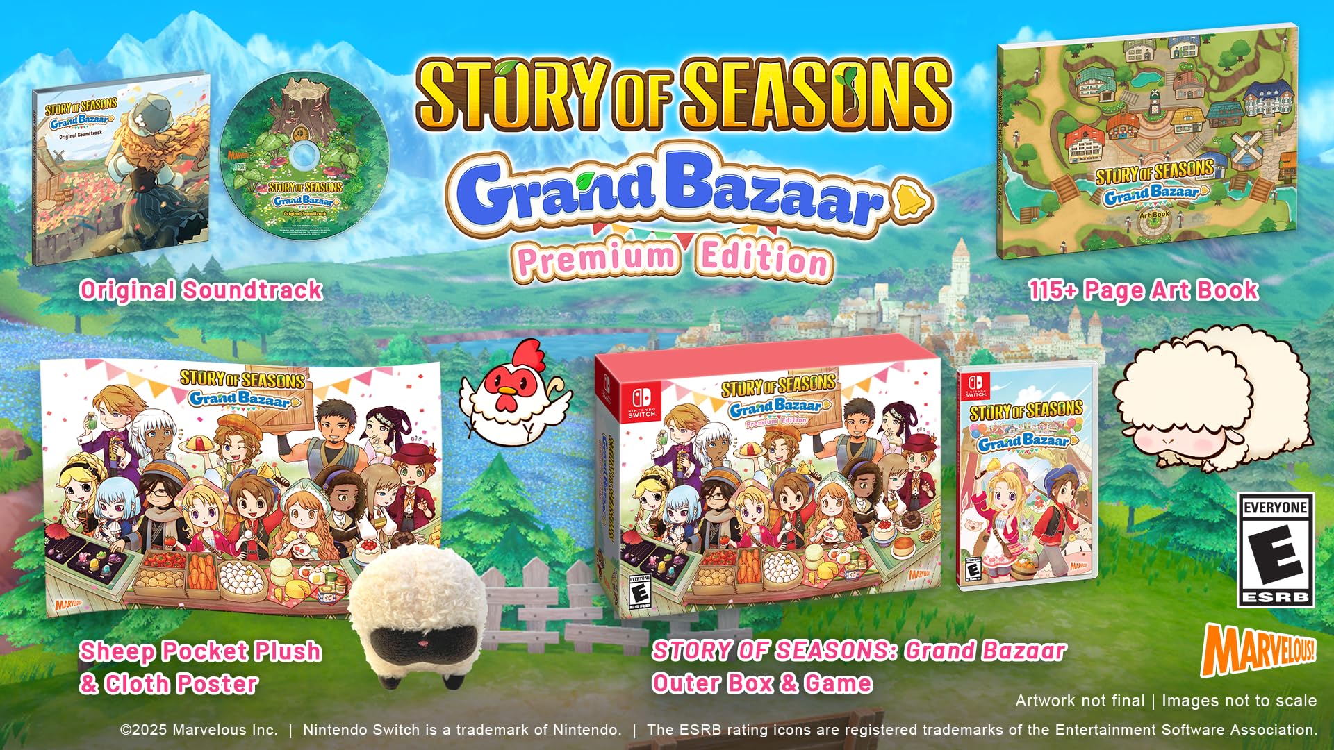 Story of Seasons: Grand Bazaar (Premium Edition) - (NSW) Nintendo Switch Video Games XSEED Games