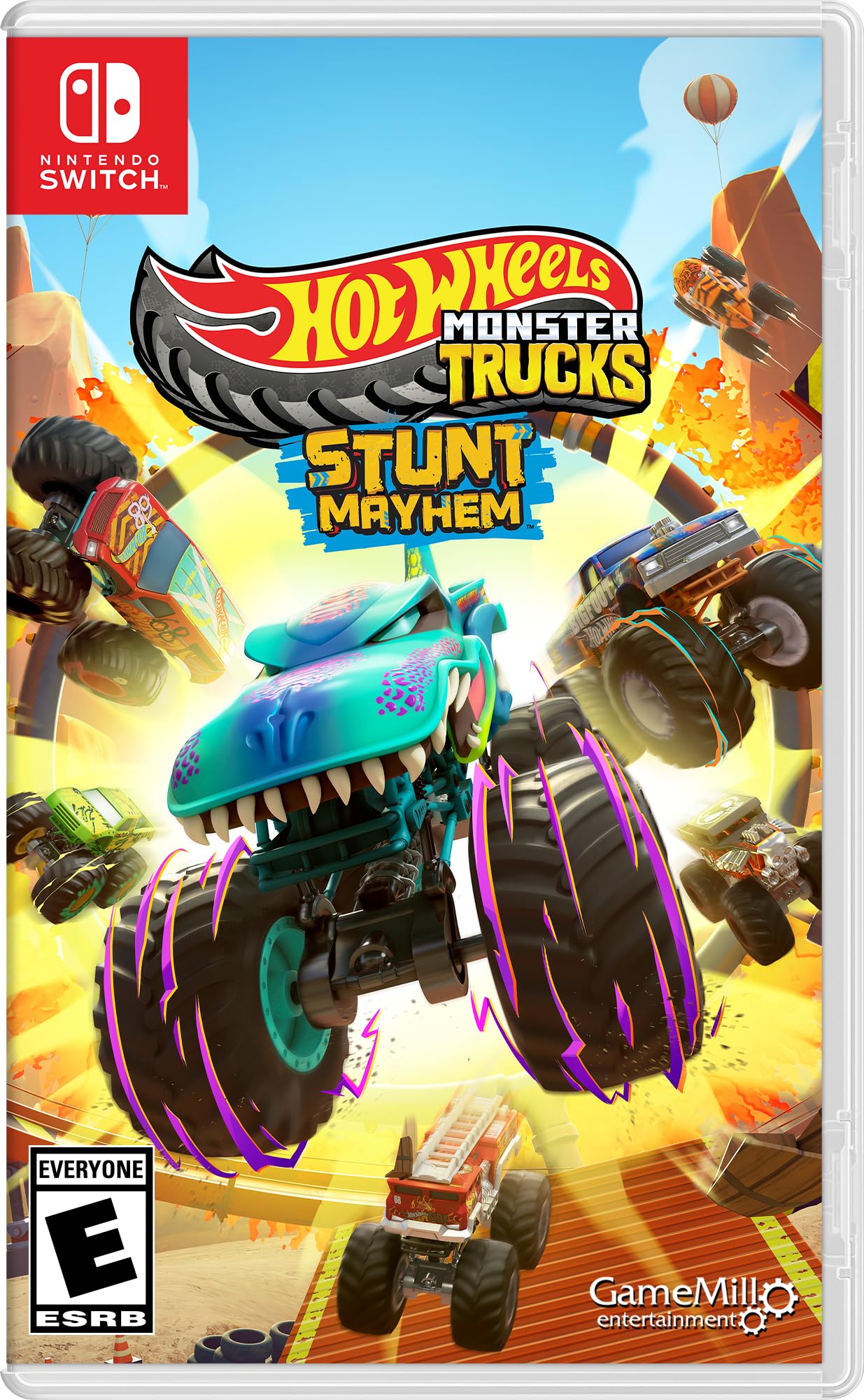 Hot Wheels Monster Trucks: Stunt Mayhem - (NSW) Nintendo Switch Video Games GameMill Entertainment