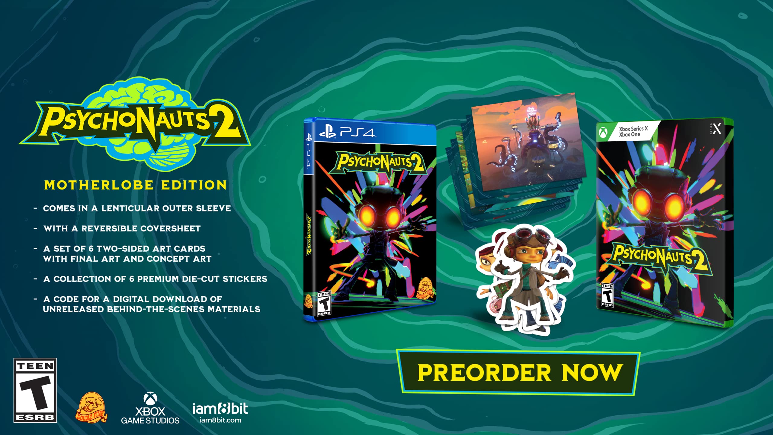Psychonauts 2: Motherlobe Edition - (PS4) PlayStation 4 [Pre-Owned] Video Games iam8bit