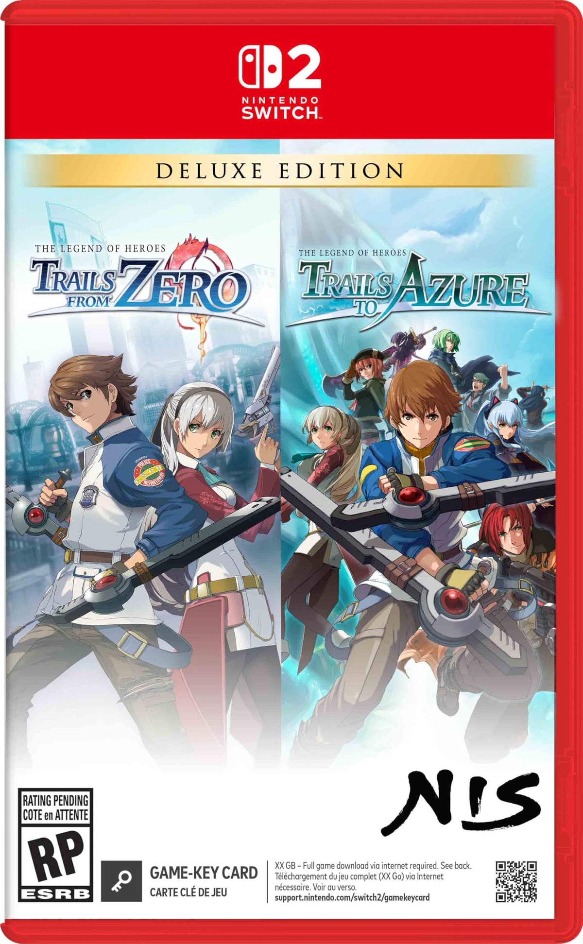 The Legend of Heroes: Trails from Zero / The Legend of Heroes: Trails to Azure: Deluxe Edition - (NS2) Nintendo Switch 2