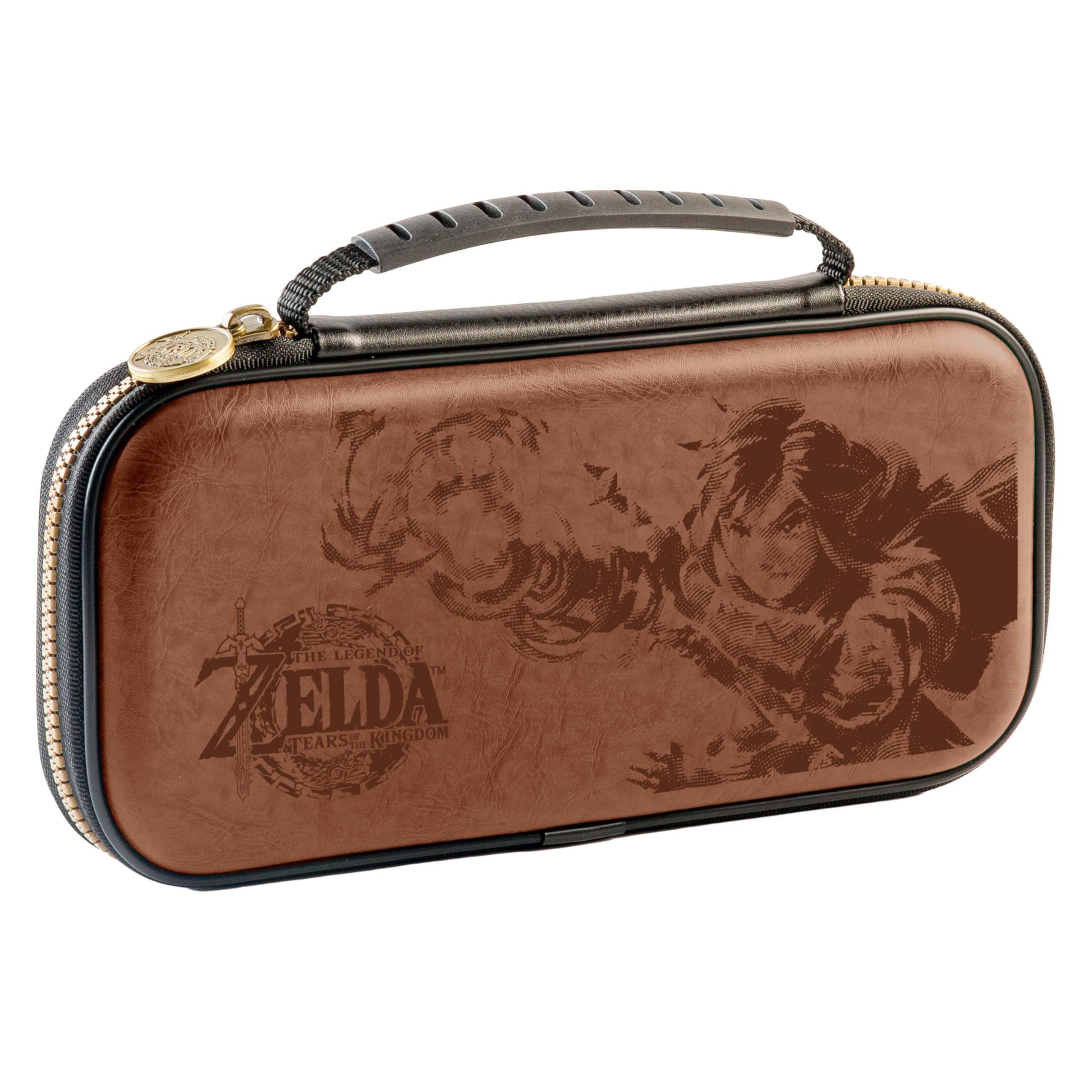 RDS The Legend of Zelda: Tears of the Kingdom Game Traveler Deluxe Travel Case (Brown) - (NSW) Nintendo Switch ACCESSORIES RDS Industries