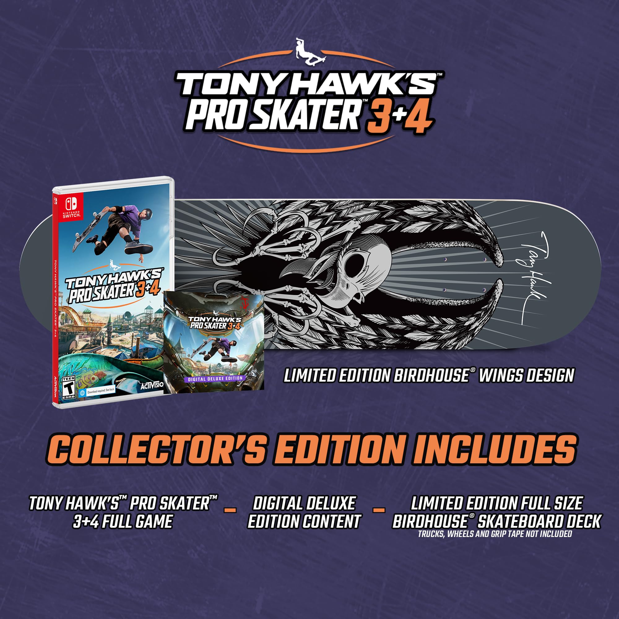 Tony Hawk's™ Pro Skater™ 3 + 4 – Collector's Edition – (NSW) Nintendo Switch Video Games Xbox
