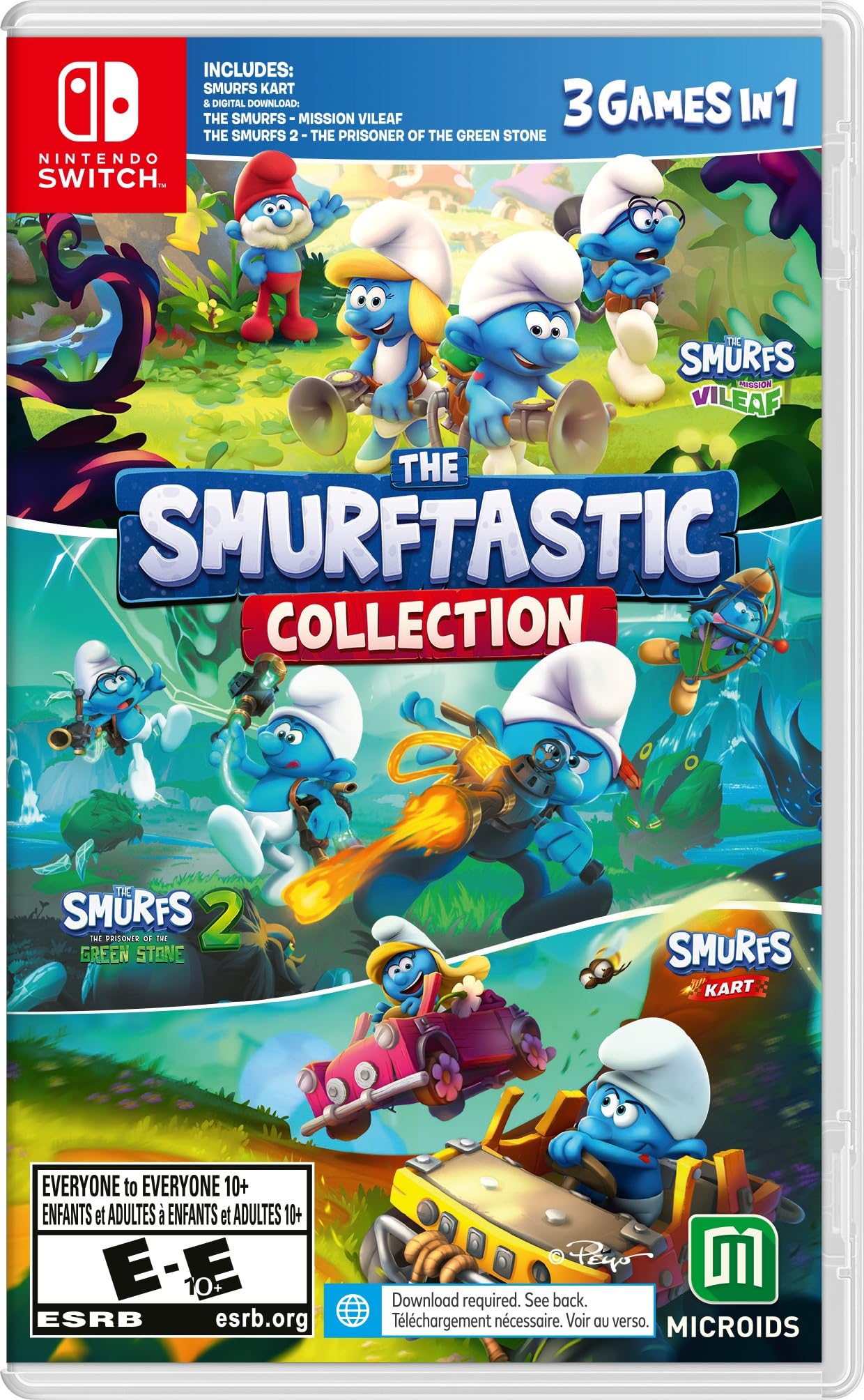 The Smurftastic Collection - (NSW) Nintendo Switch Video Games MICROÏDS