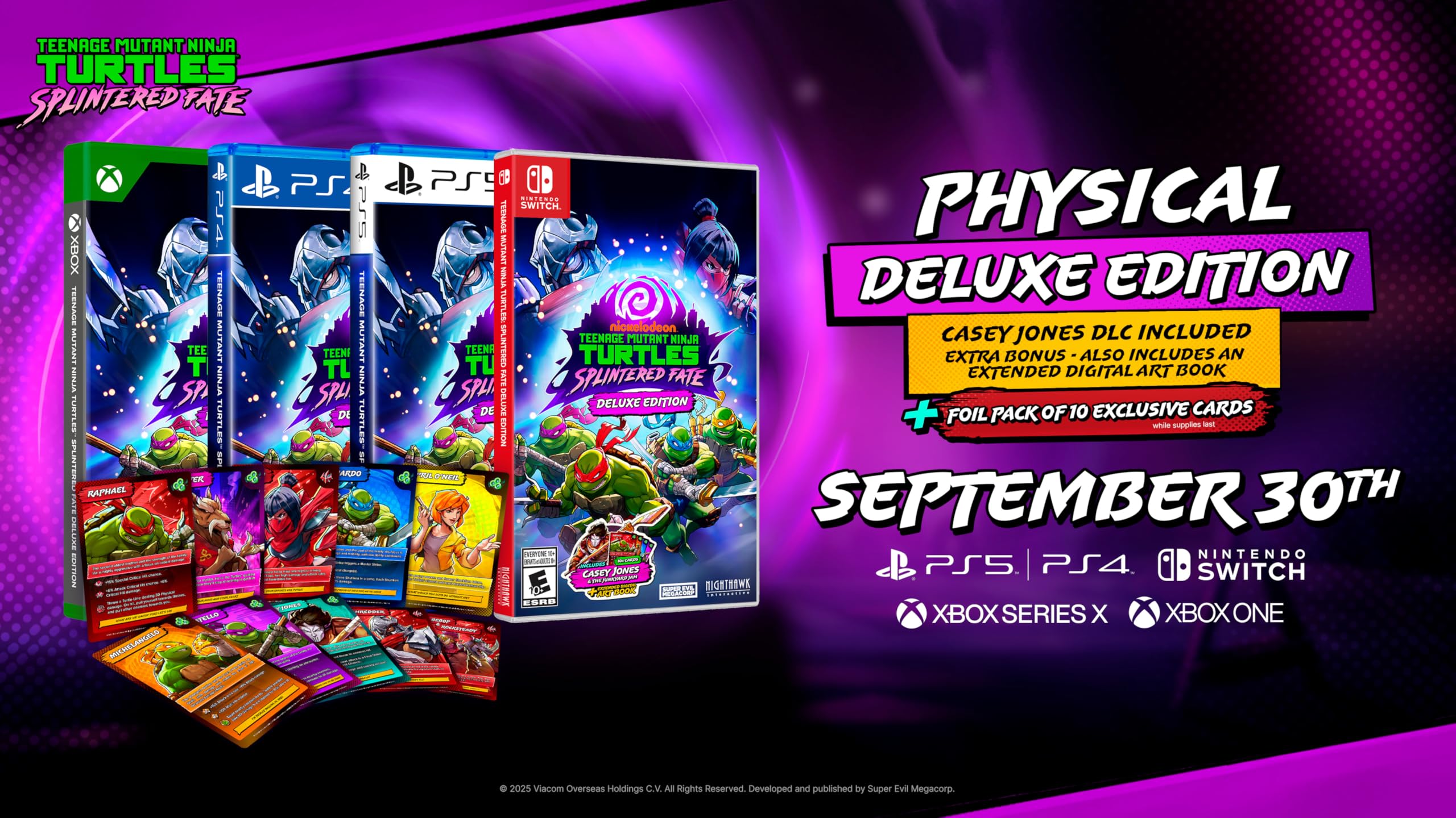 Teenage Mutant Ninja Turtles: Splintered Fate Deluxe Edition - (PS5) PlayStation 5 Video Games Nighthawk Interactive