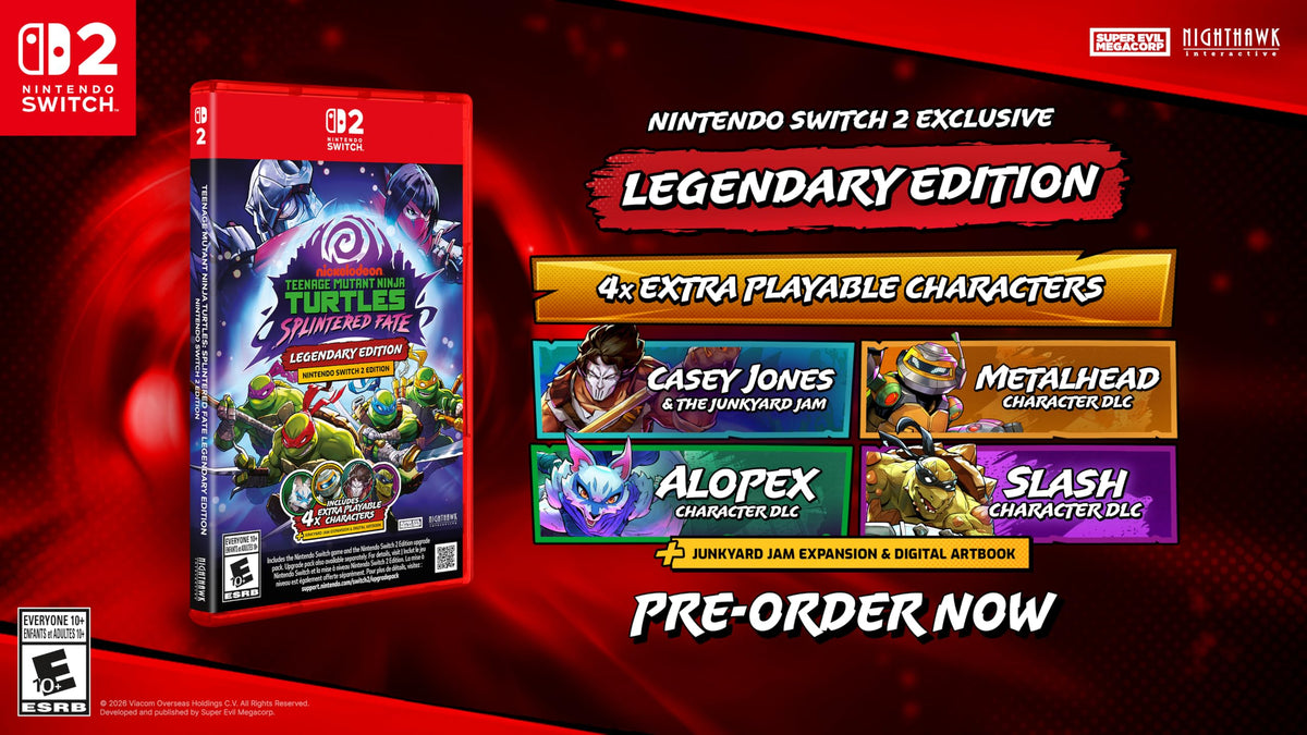 Teenage Mutant Ninja Turtles Splintered Fate Legendary Edition - (NS2) Nintendo Switch 2