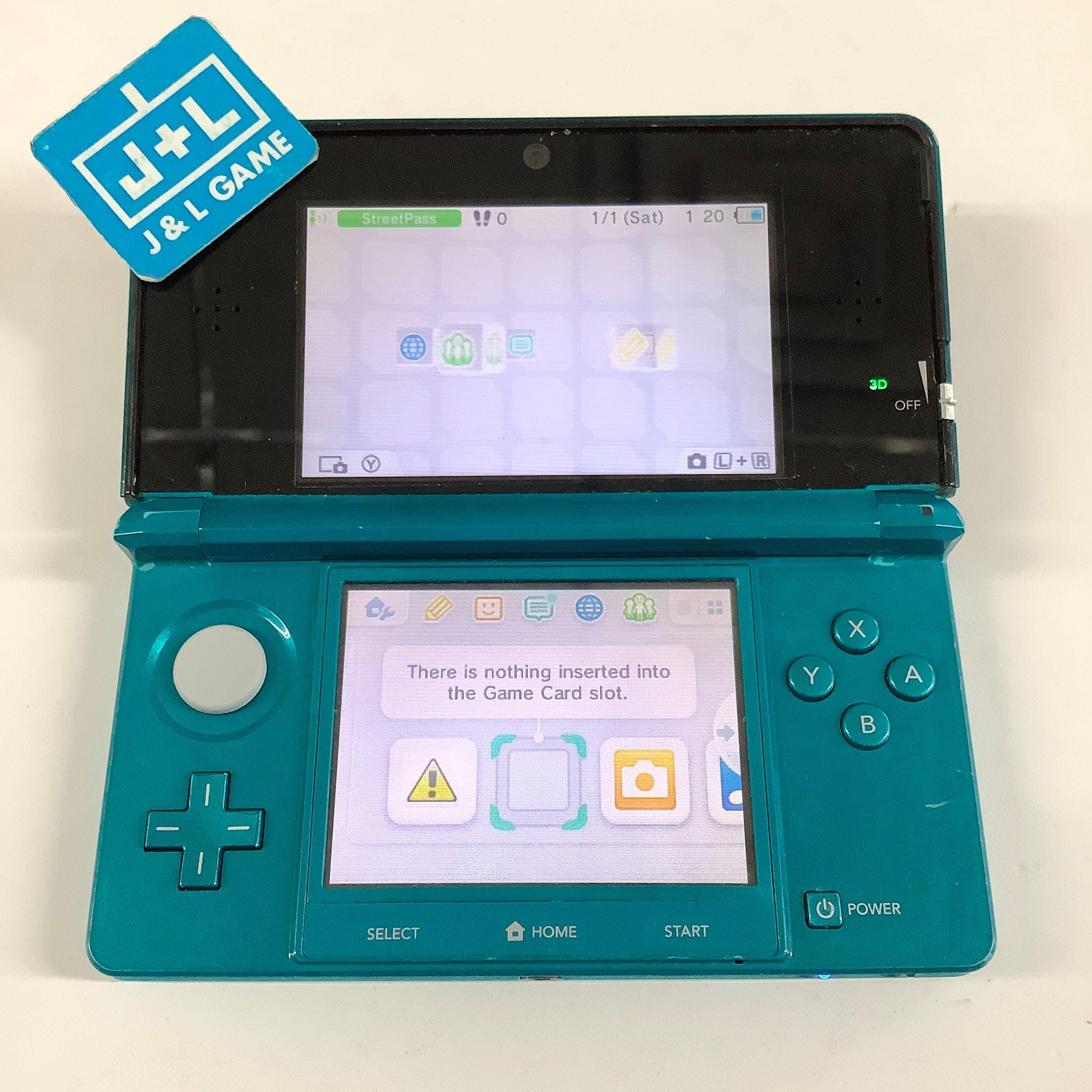 Nintendo 3DS Console (Aqua Blue) - Nintendo 3DS [Pre-Owned]