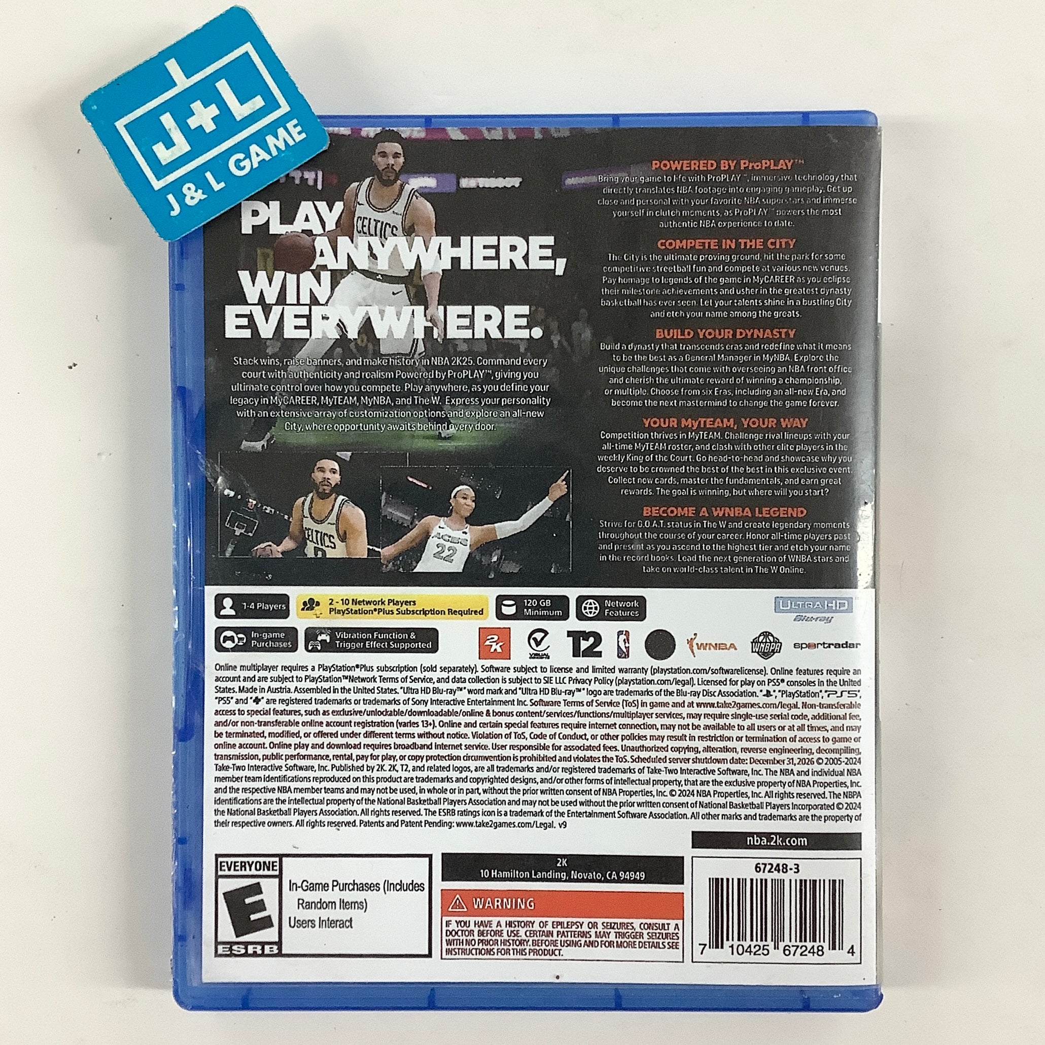 NBA 2K25 - (PS5)  PlayStation 5 [Pre-Owned]