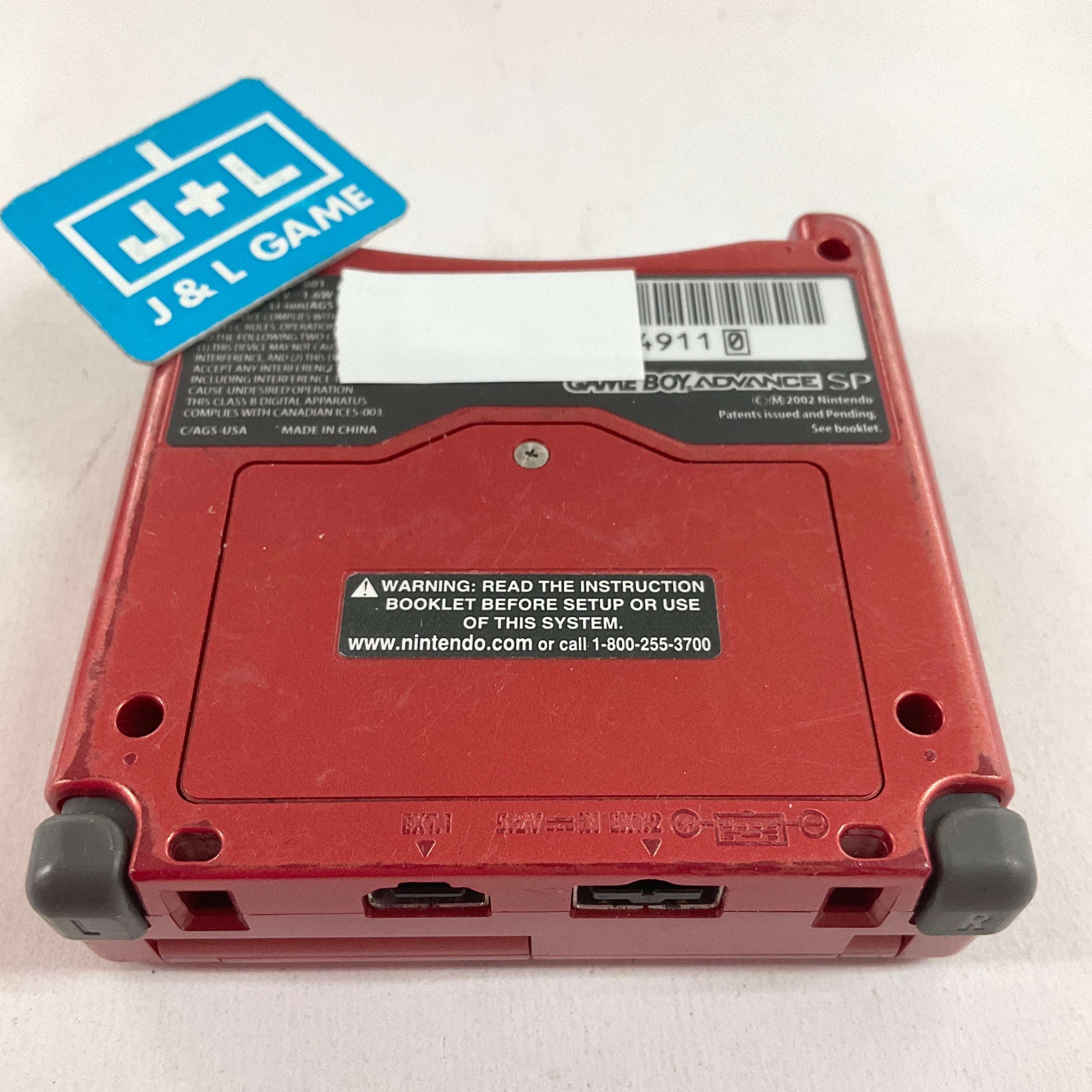Nintendo Game Boy Advance SP Console AGS-001 (Red) - (GBA) Game Boy Advance SP [Pre-Owned] CONSOLE Nintendo