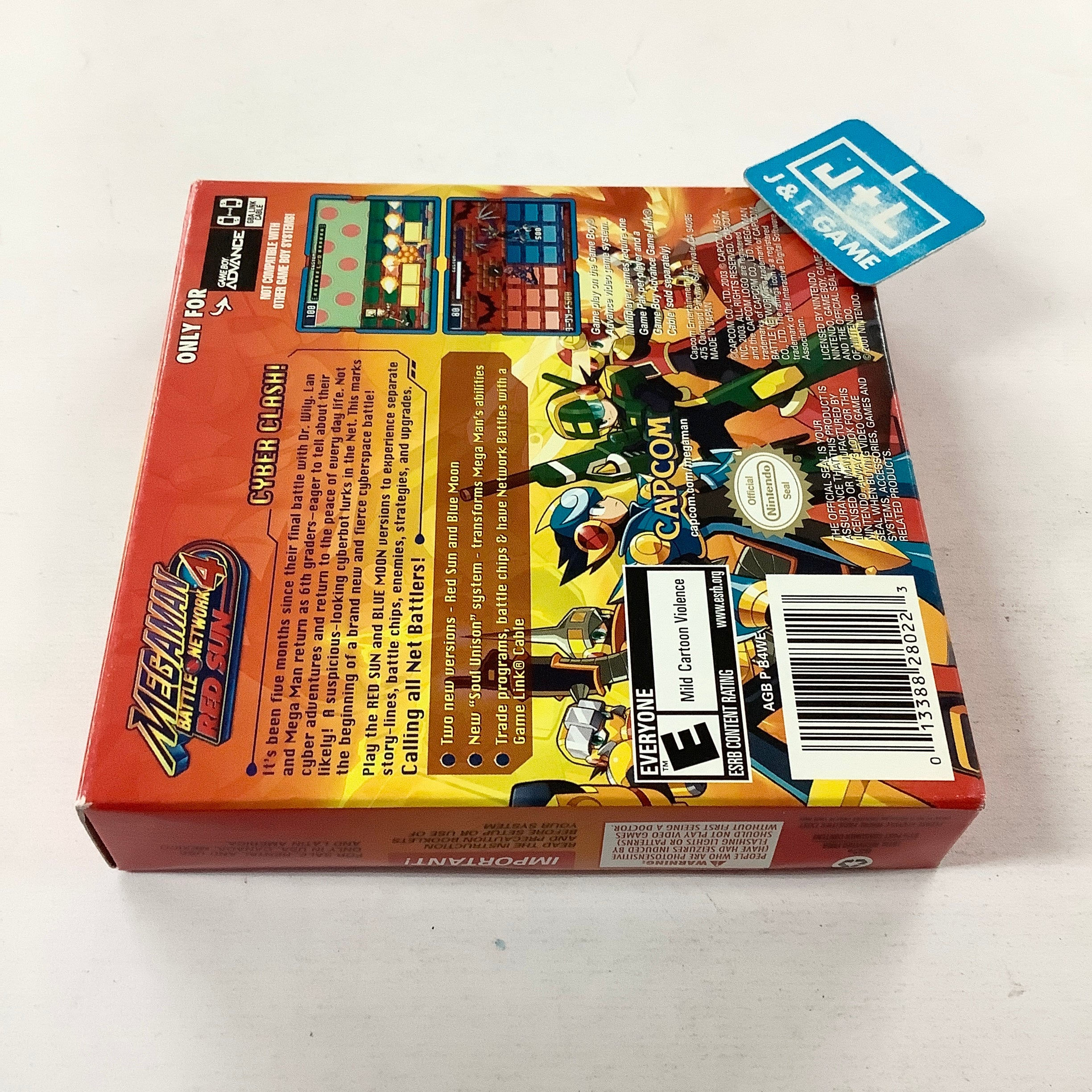Mega Man Battle Network 4: Red Sun - (GBA) Game Boy Advance [Pre-Owned] Video Games Capcom   