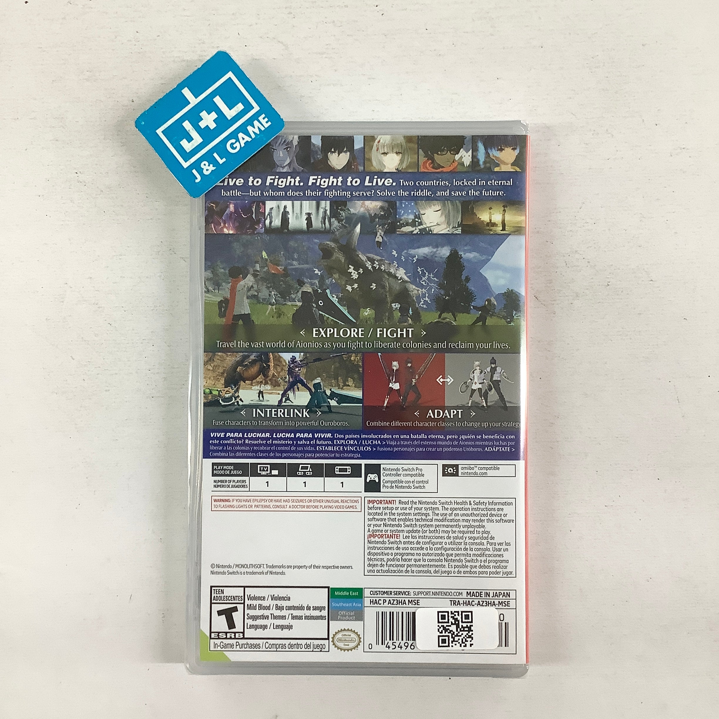 Xenoblade Chronicles 3 (World Edition) - (NSW) Nintendo Switch Video Games Nintendo