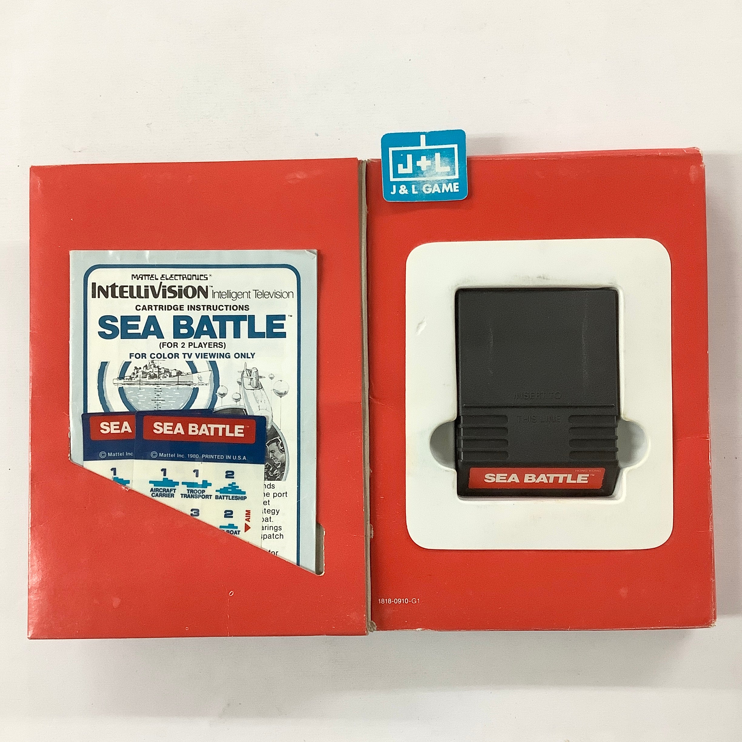 Sea Battle - (INTV) Intellivision [Pre-Owned] Video Games Intellivision Productions   