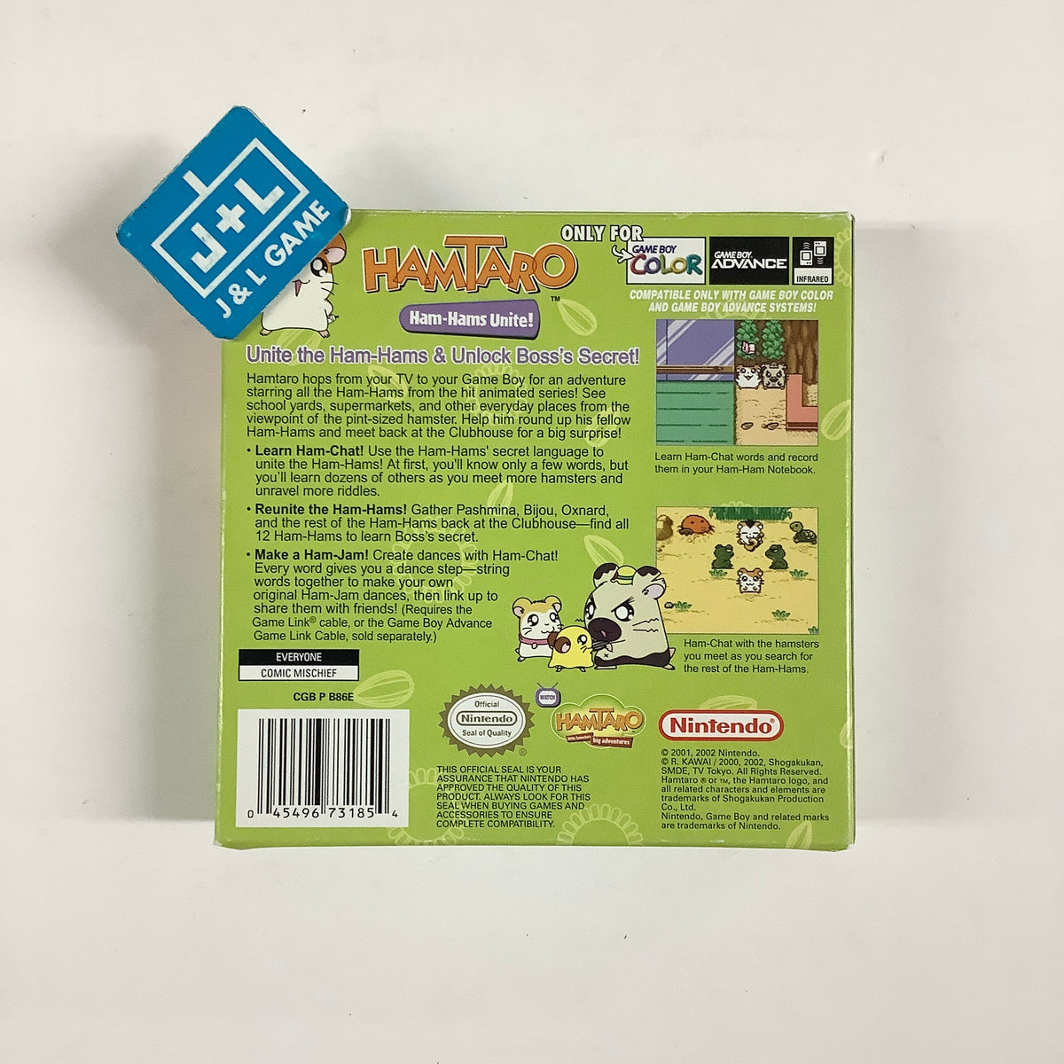 Hamtaro: Ham-Hams Unite! - (GBC) Game Boy Color [Pre-Owned]