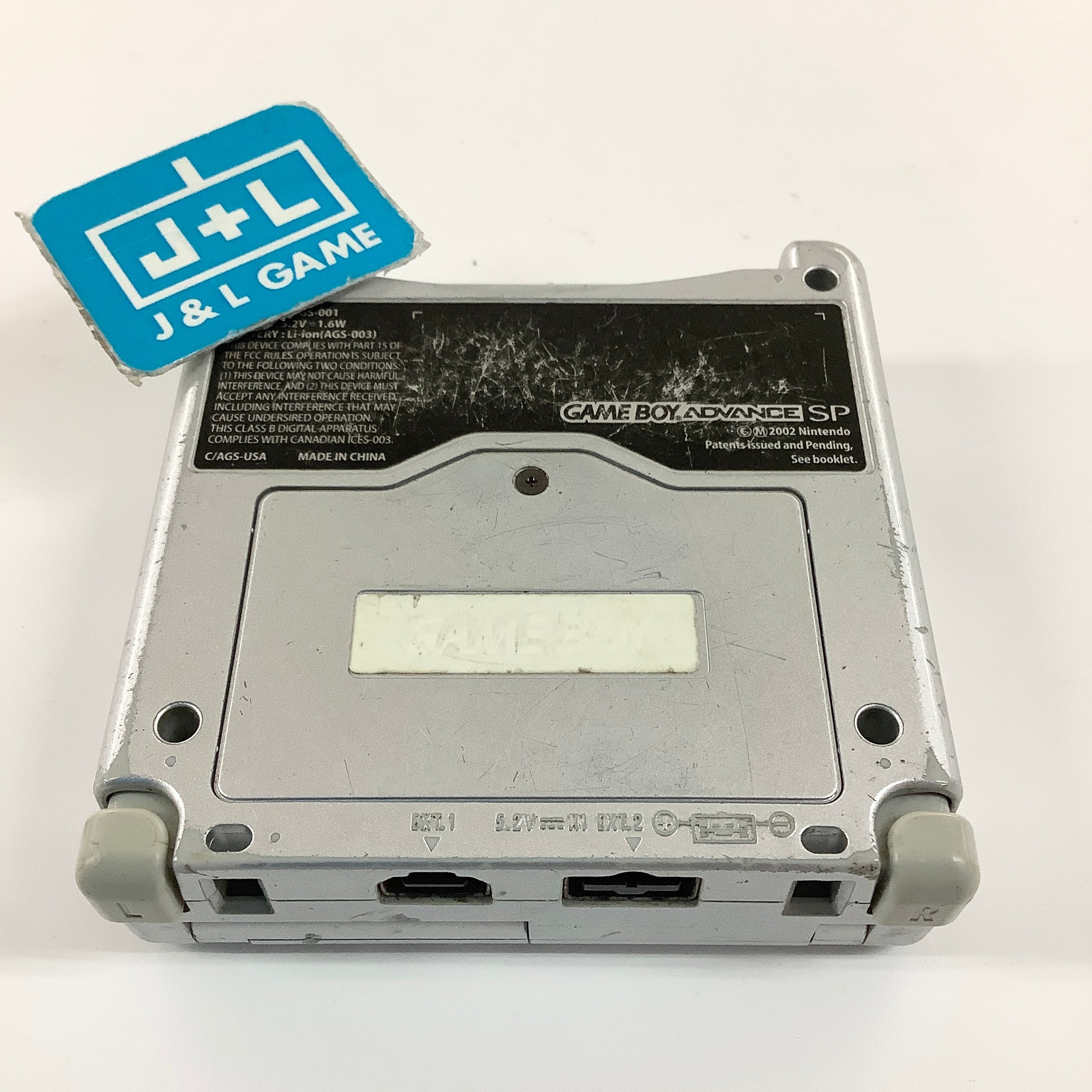 Nintendo Game Boy Advance SP Console AGS-001 (Silver) - (GBA) Game Boy Advance SP [Pre-Owned]