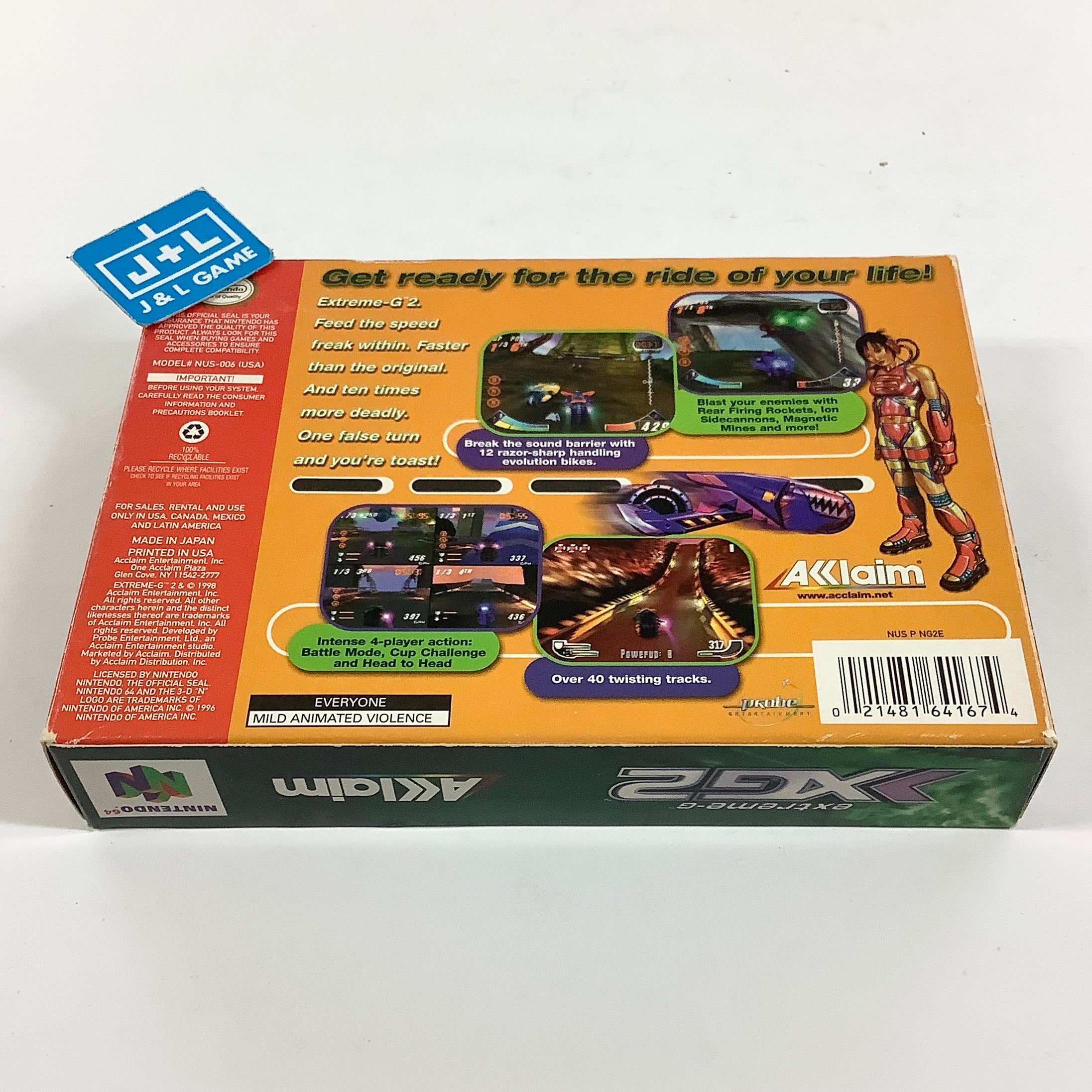 Extreme-G 2 - (N64) Nintendo 64 [Pre-Owned] Video Games Acclaim