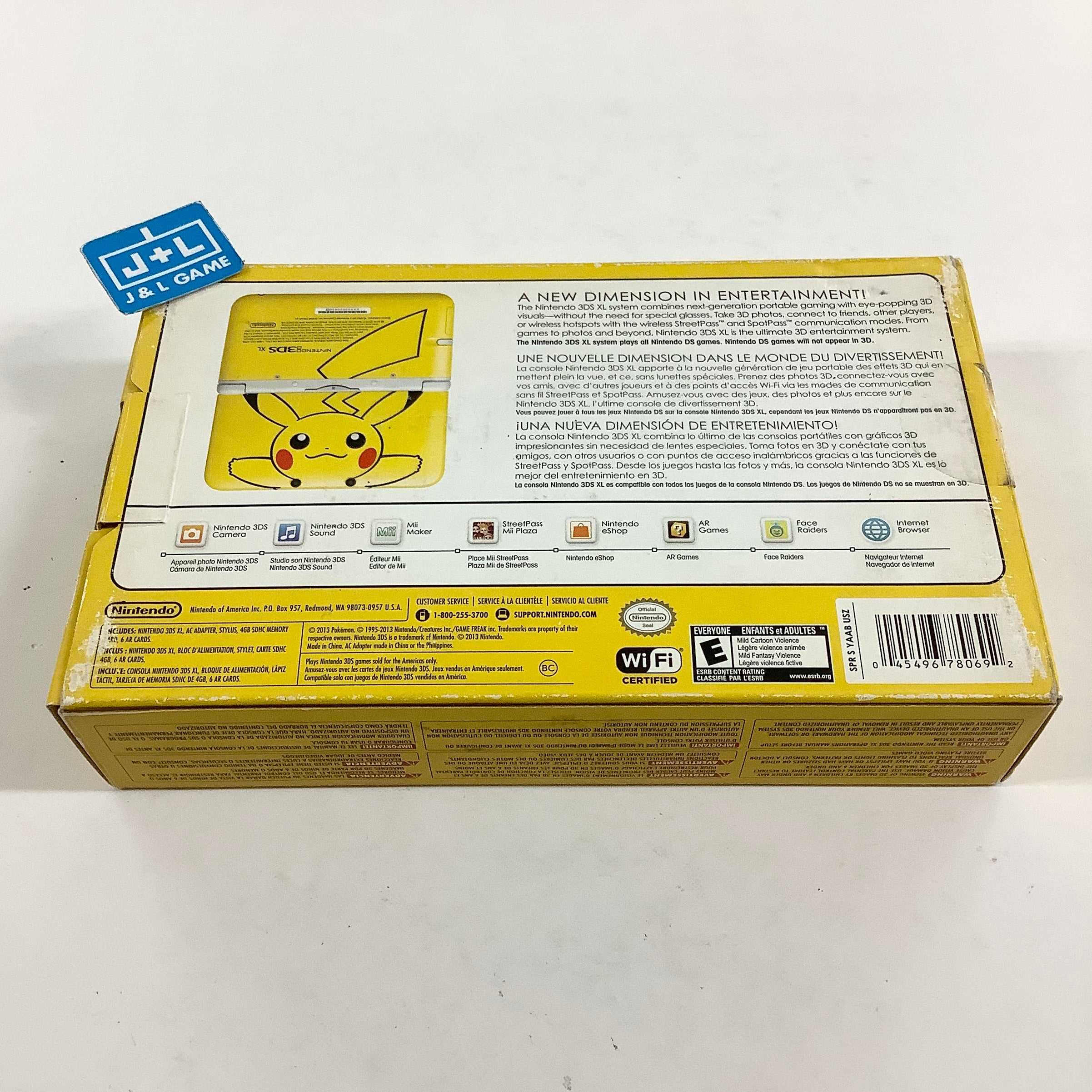 Nintendo 3DS XL Console (Yellow Pikachu Edition) - Nintendo 3DS [Pre-Owned] Consoles Nintendo