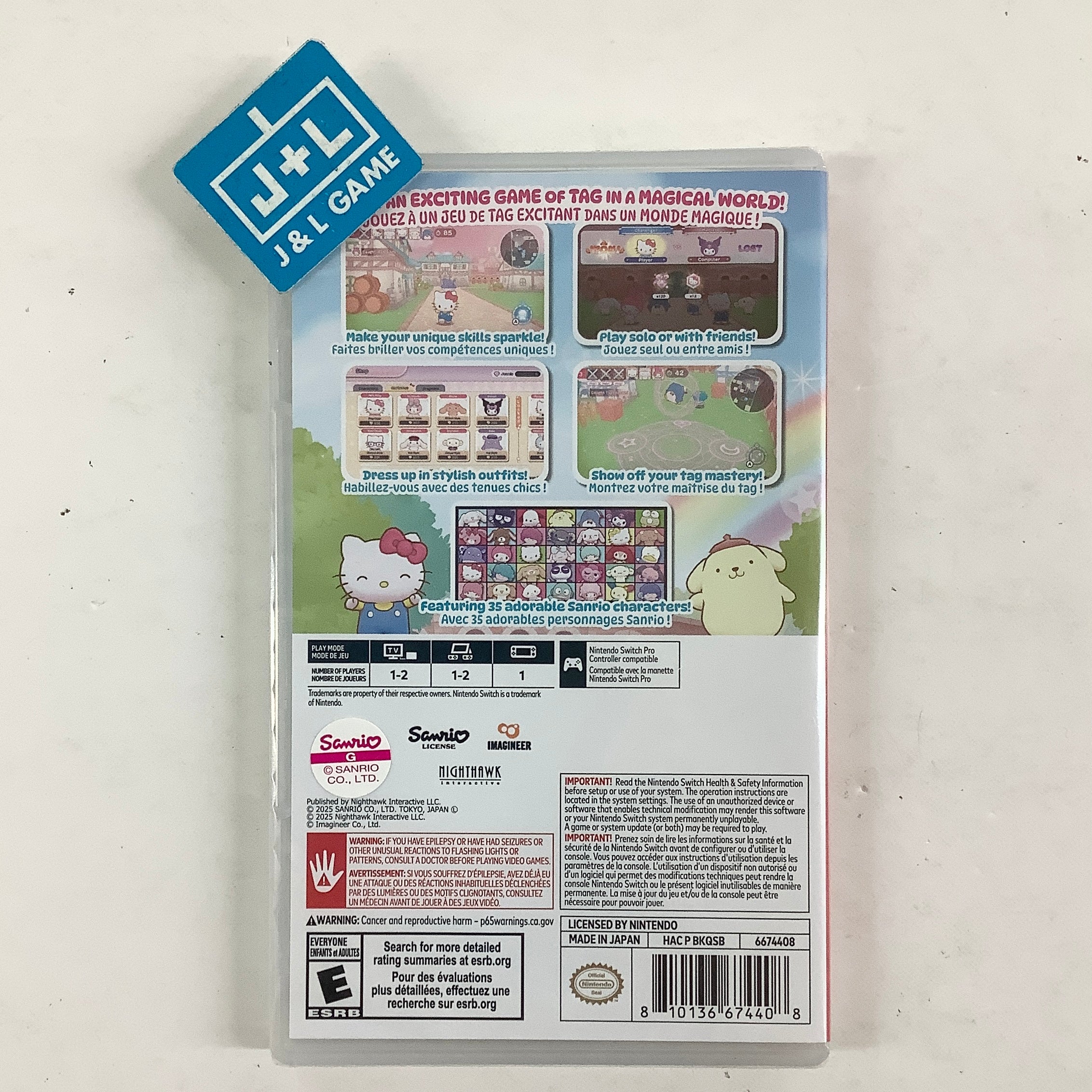 Hello Kitty and Friends: Freeze Tag Party - (NSW) Nintendo Switch Video Games Nighthawk Interactive