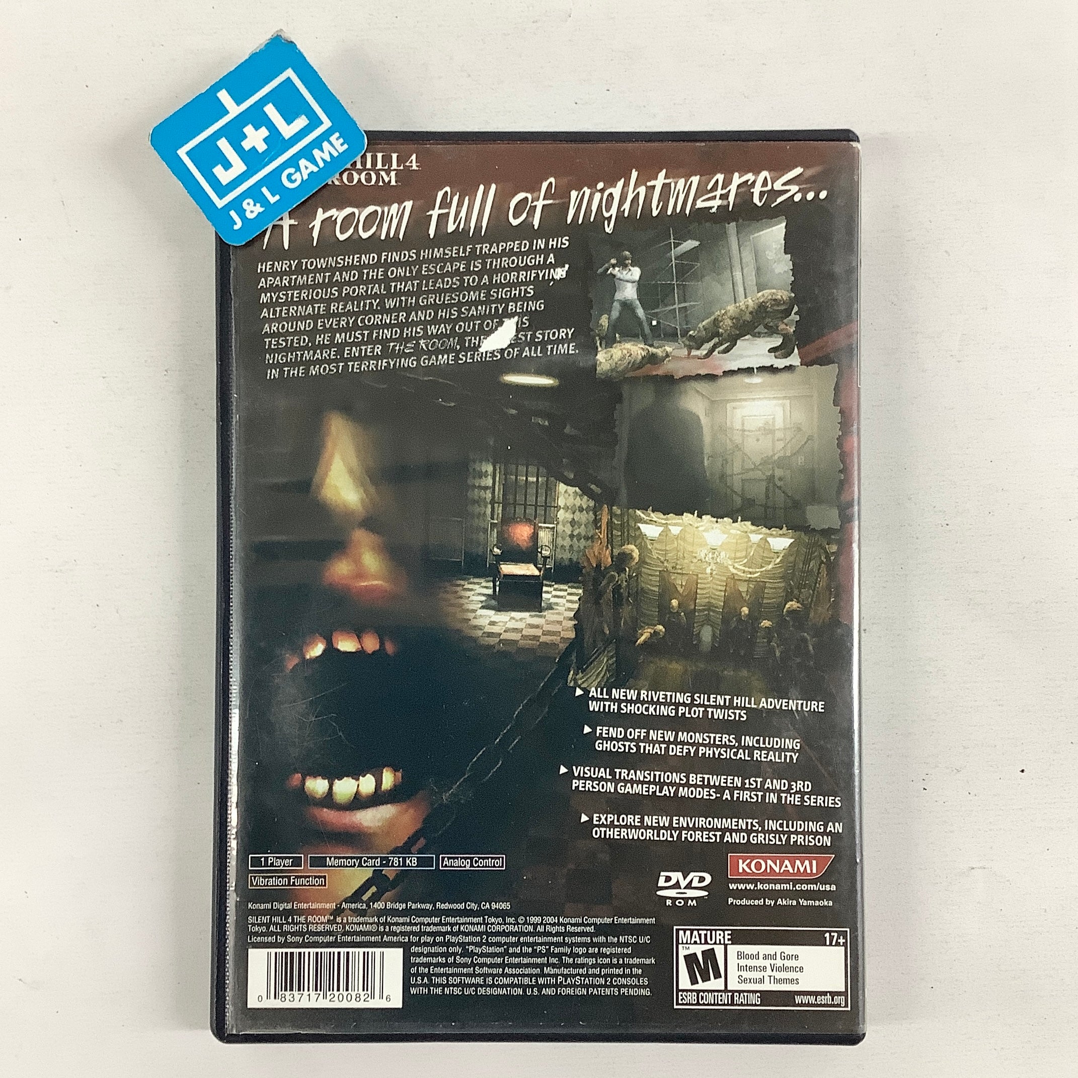 Silent Hill 4: The Room - (PS2) PlayStation 2 [Pre-Owned] Video Games Konami