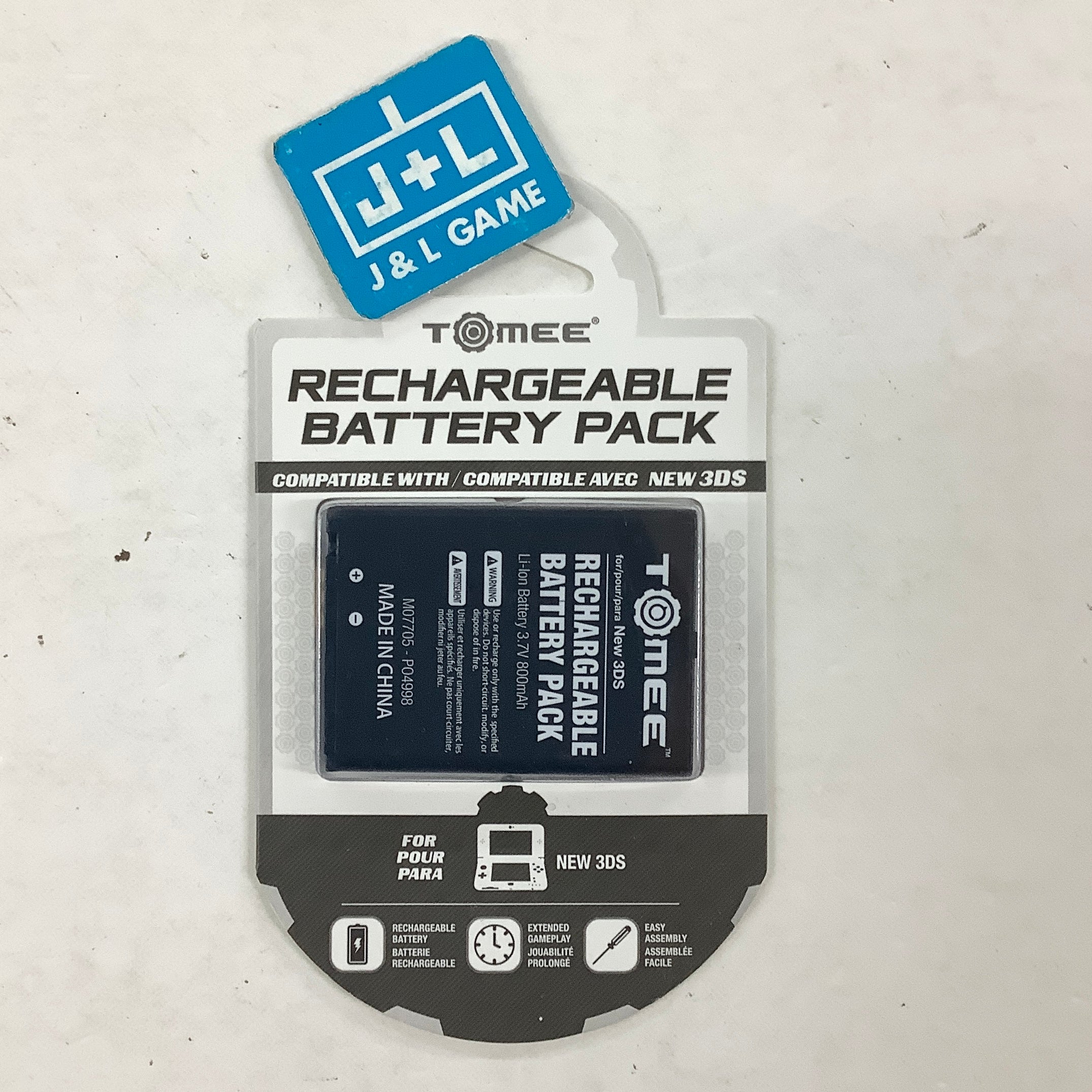 Tomee Replacement Rechargeable Battery for New Nintendo 3DS - Nintendo 3DS