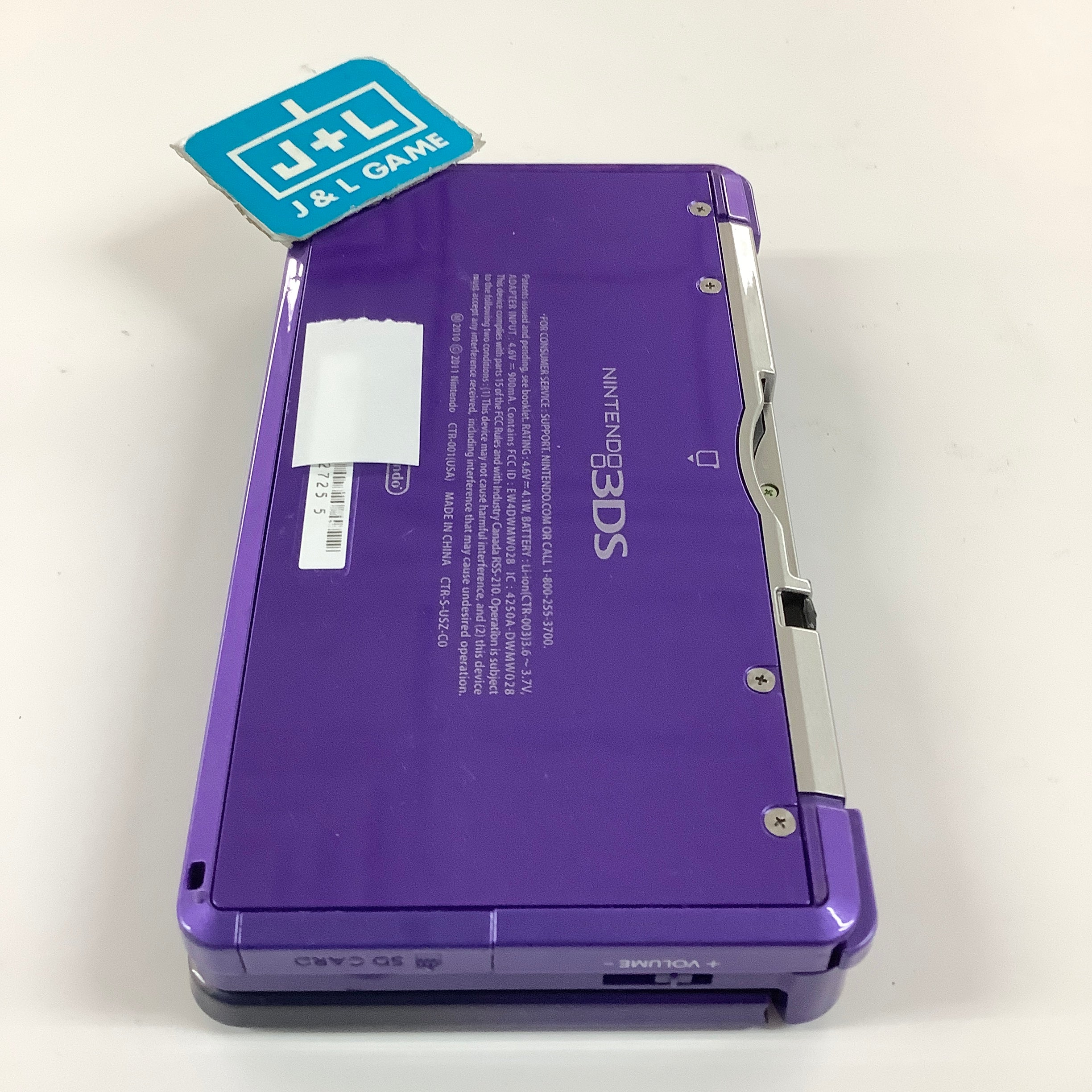 Nintendo 3DS Console (Midnight Purple) - Nintendo 3DS [Pre-Owned]