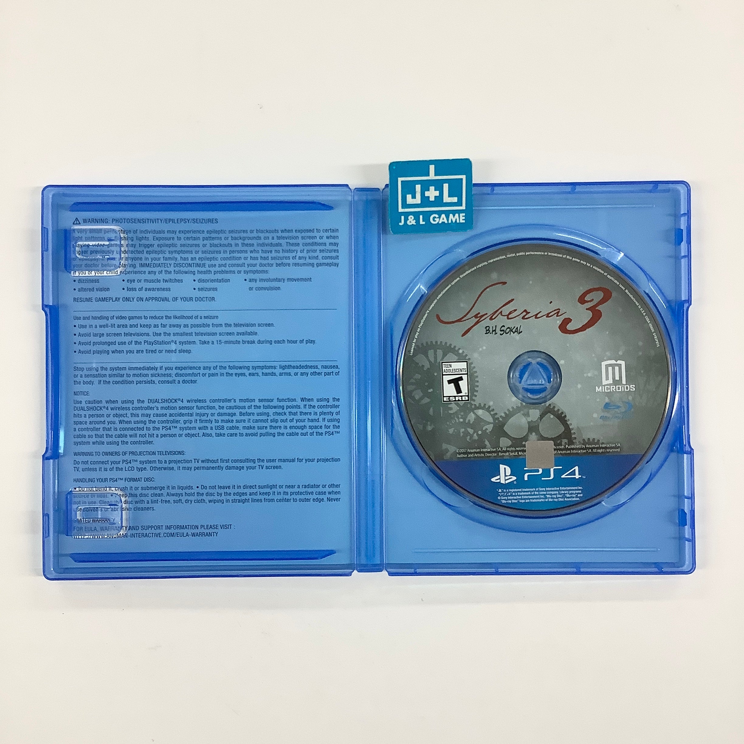 Syberia 3 - (PS4) PlayStation 4 [Pre-Owned] Video Games Microids