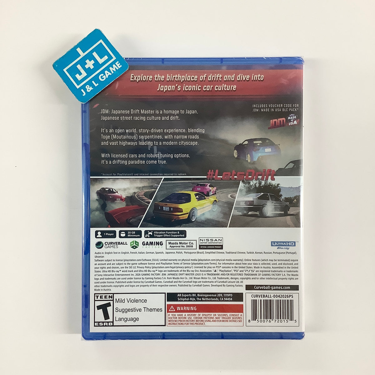 JDM: Japanese Drift Master - (PS5) PlayStation 5 Video Games Curveball