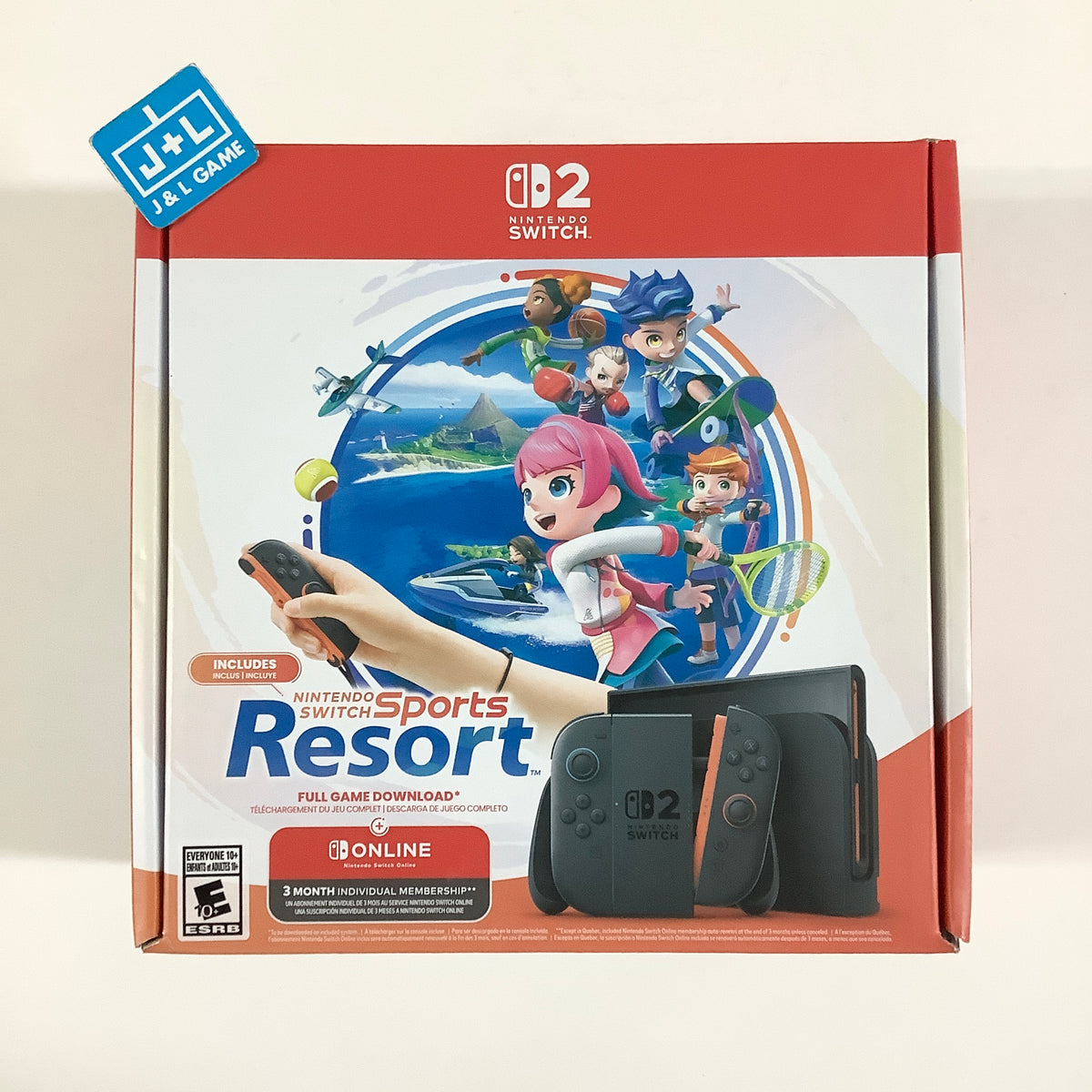 Nintendo Switch 2 + Nintendo Switch Sports Resort (Includes 3-month NSO Individual Membership 2027) - (NS2) Nintendo Switch 2 Consoles Nintendo