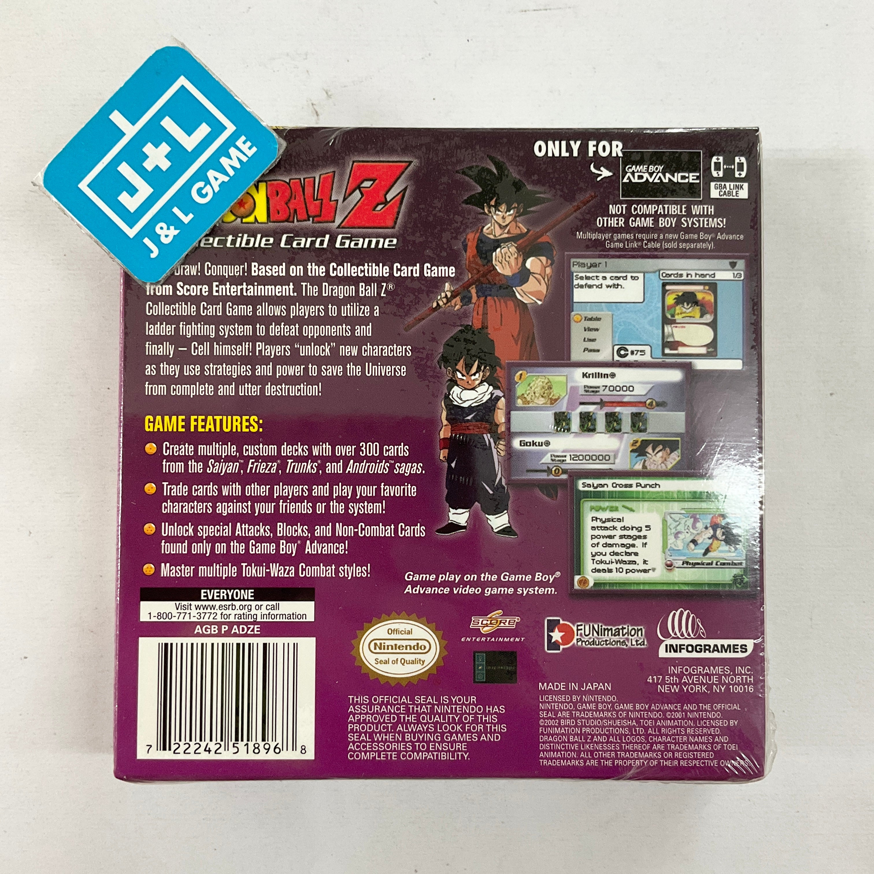 Dragon Ball Z: Collectible Card Game (GBA) Game Boy Advance