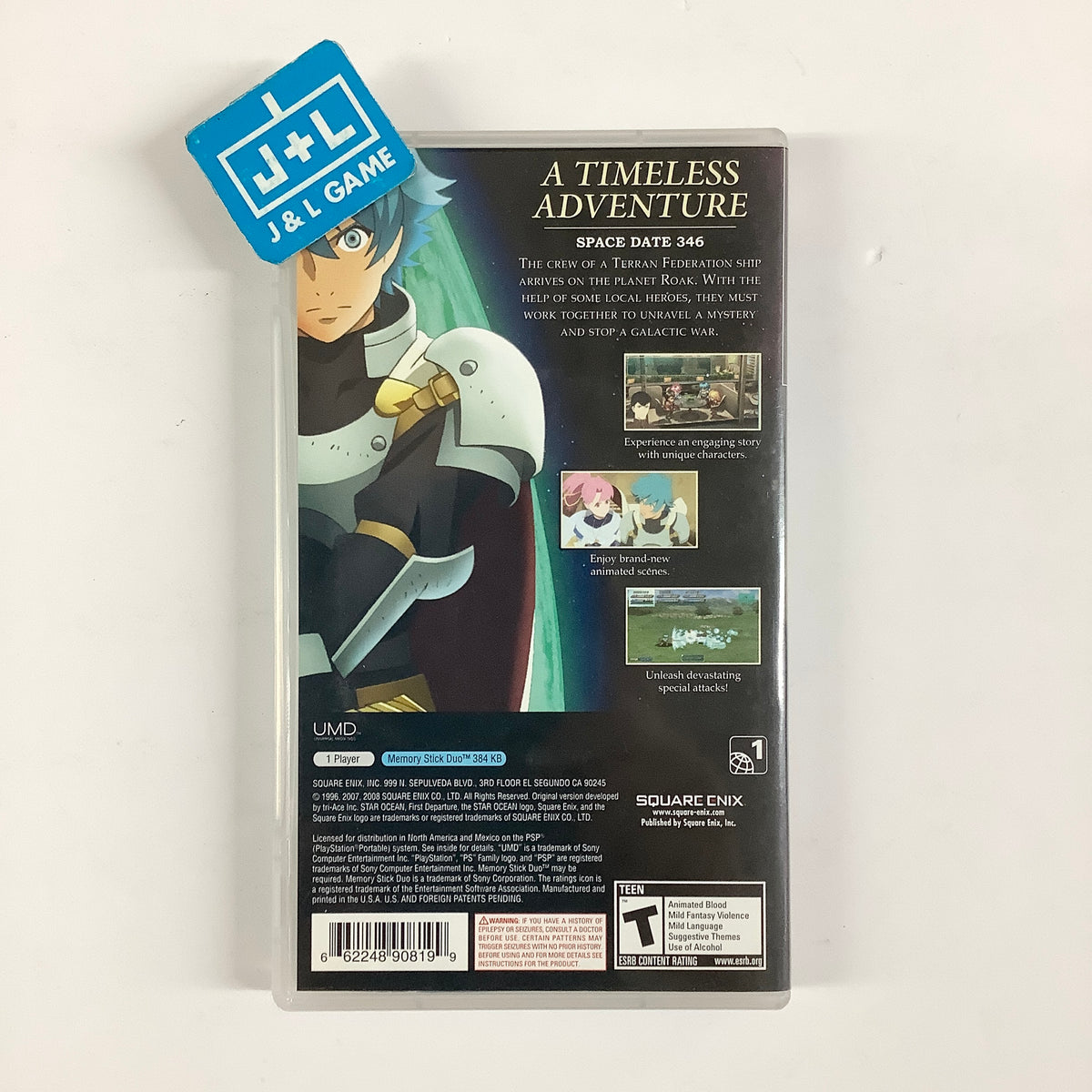 Star Ocean: First Departure - SONY PSP [Pre-Owned[ Video Games Square Enix
