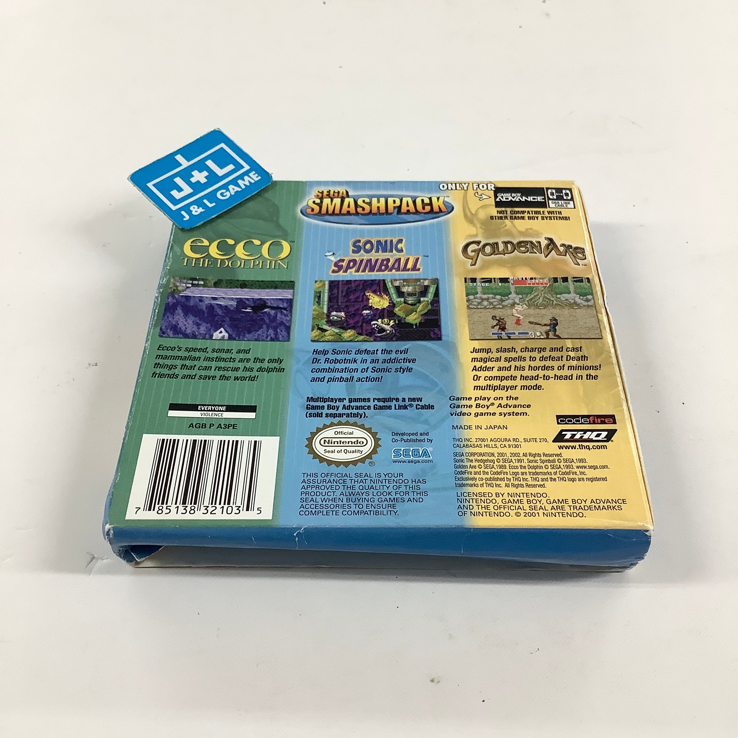 Sega Smash Pack - (GBA) Game Boy Advance [Pre-Owned]
