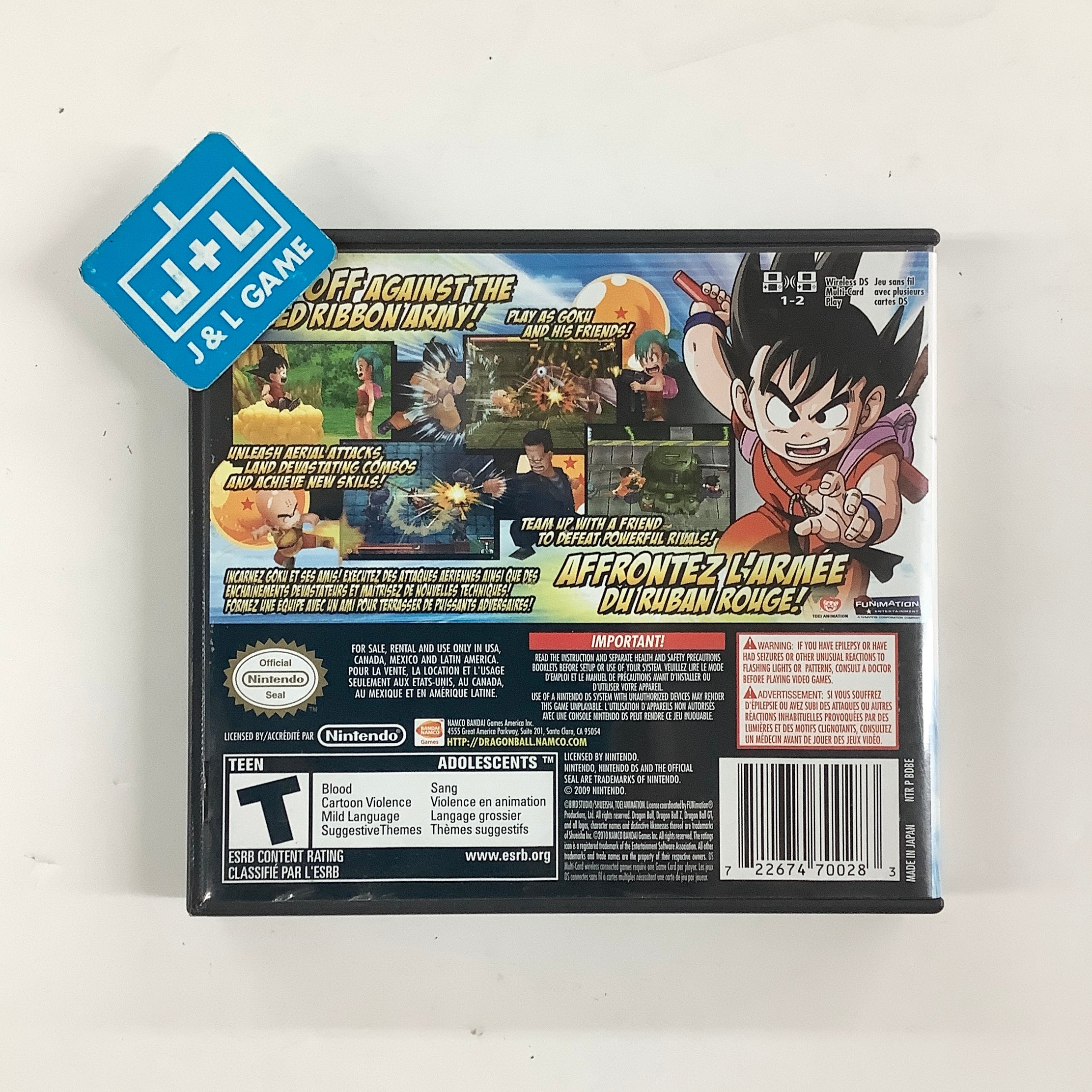 Dragon Ball: Origins 2 - (NDS) Nintendo DS [Pre-Owned] Video Games Bandai Namco Games