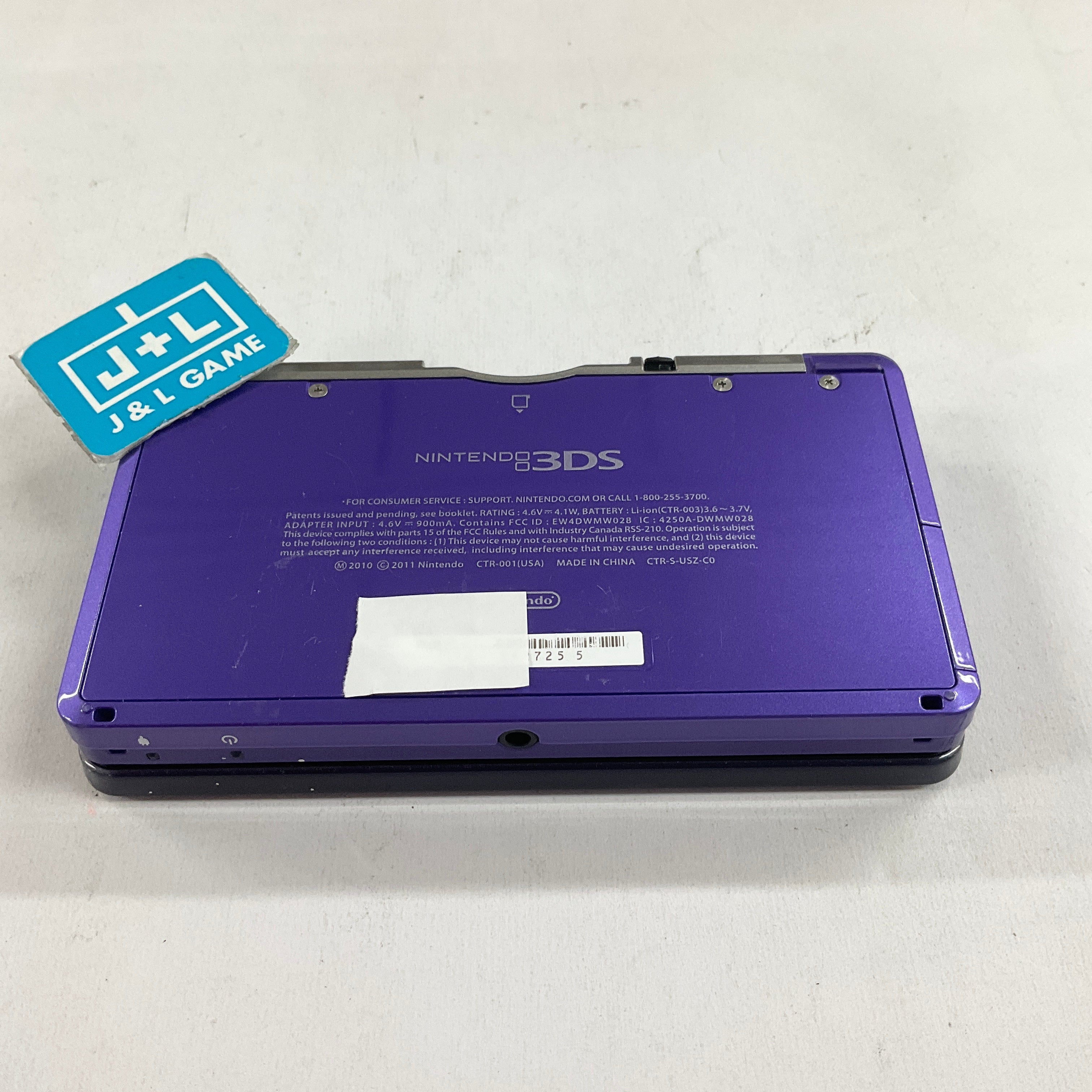 Nintendo 3DS Console (Midnight Purple) - Nintendo 3DS Consoles Nintendo